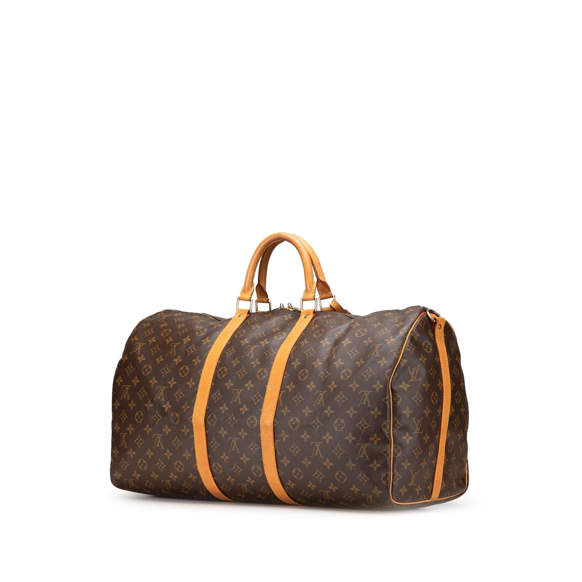 Louis Vuitton Monogram Keepall Bandouliere 55
