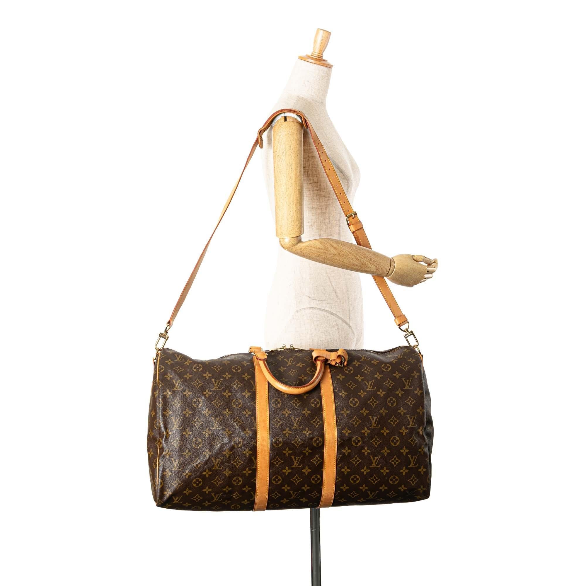 Louis Vuitton Monogram Keepall Bandouliere 55