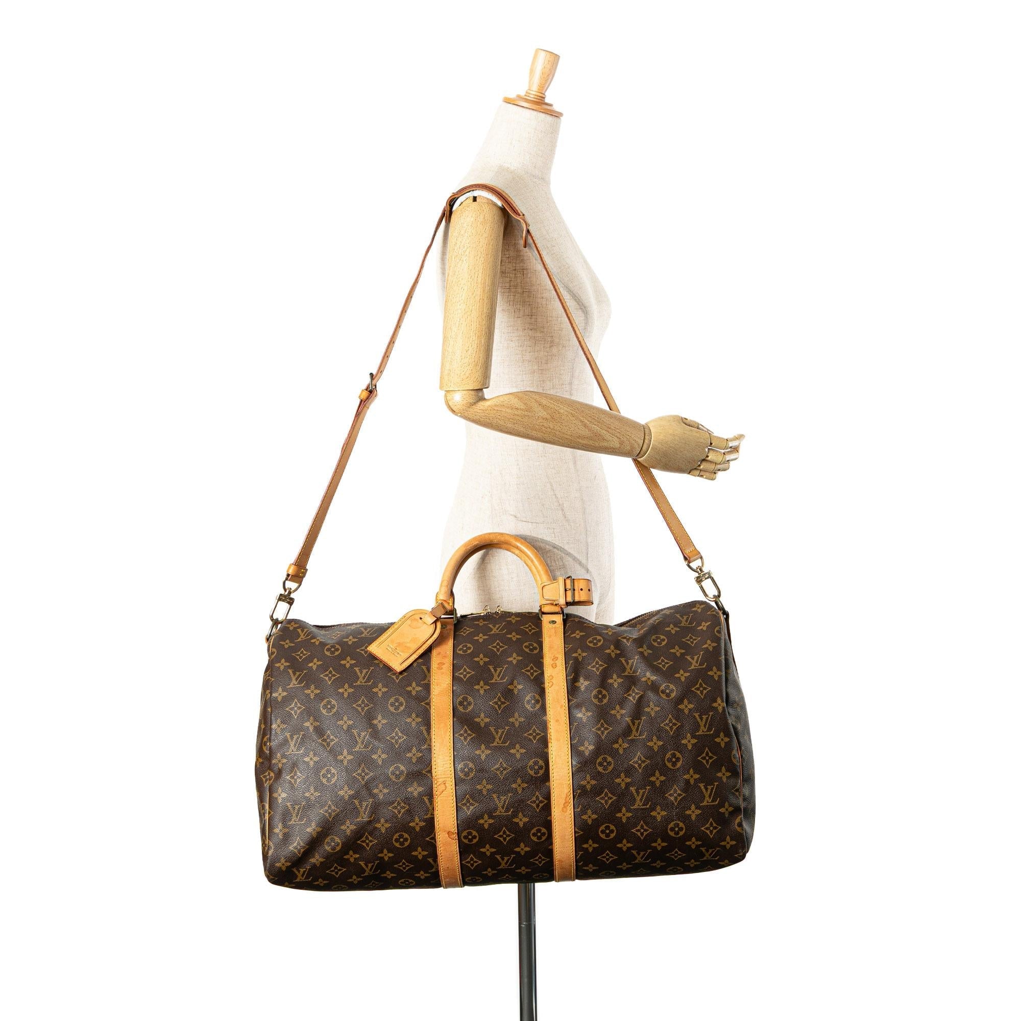 Louis Vuitton Monogram Keepall Bandouliere 55