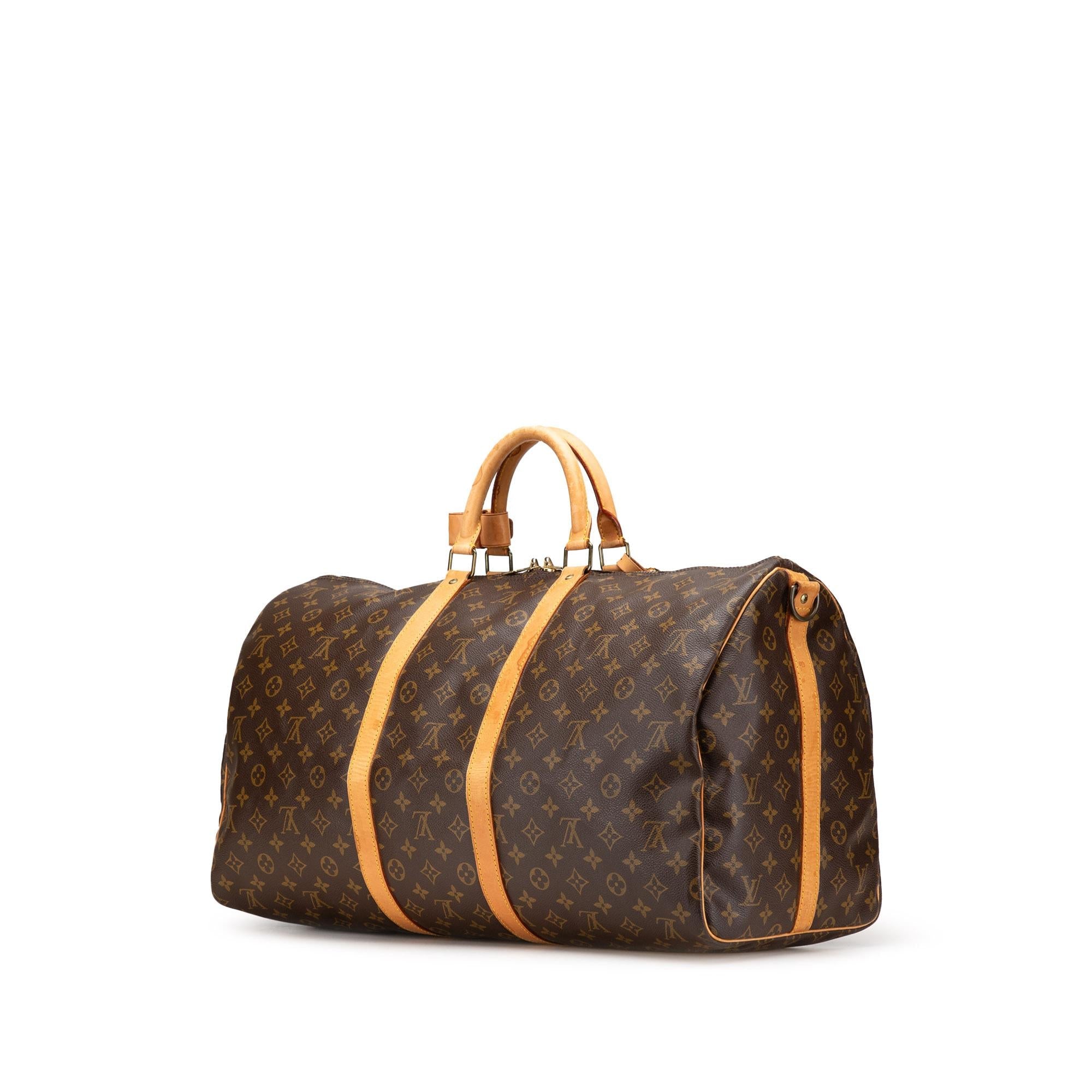 Louis Vuitton Monogram Keepall Bandouliere 55