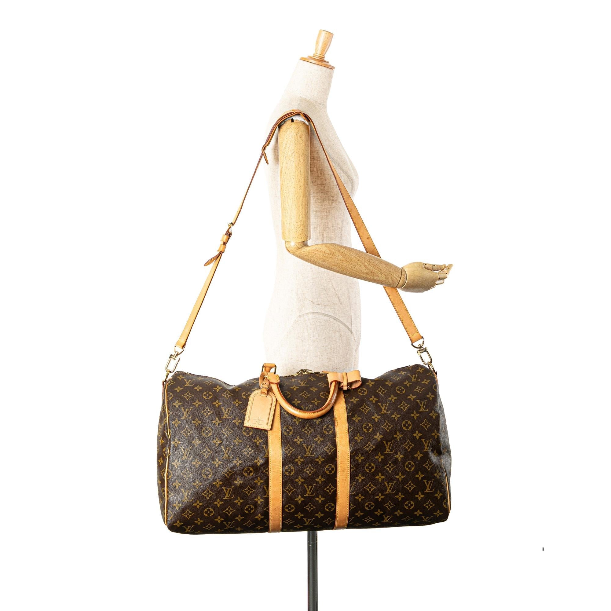Louis Vuitton Monogram Keepall Bandouliere 55