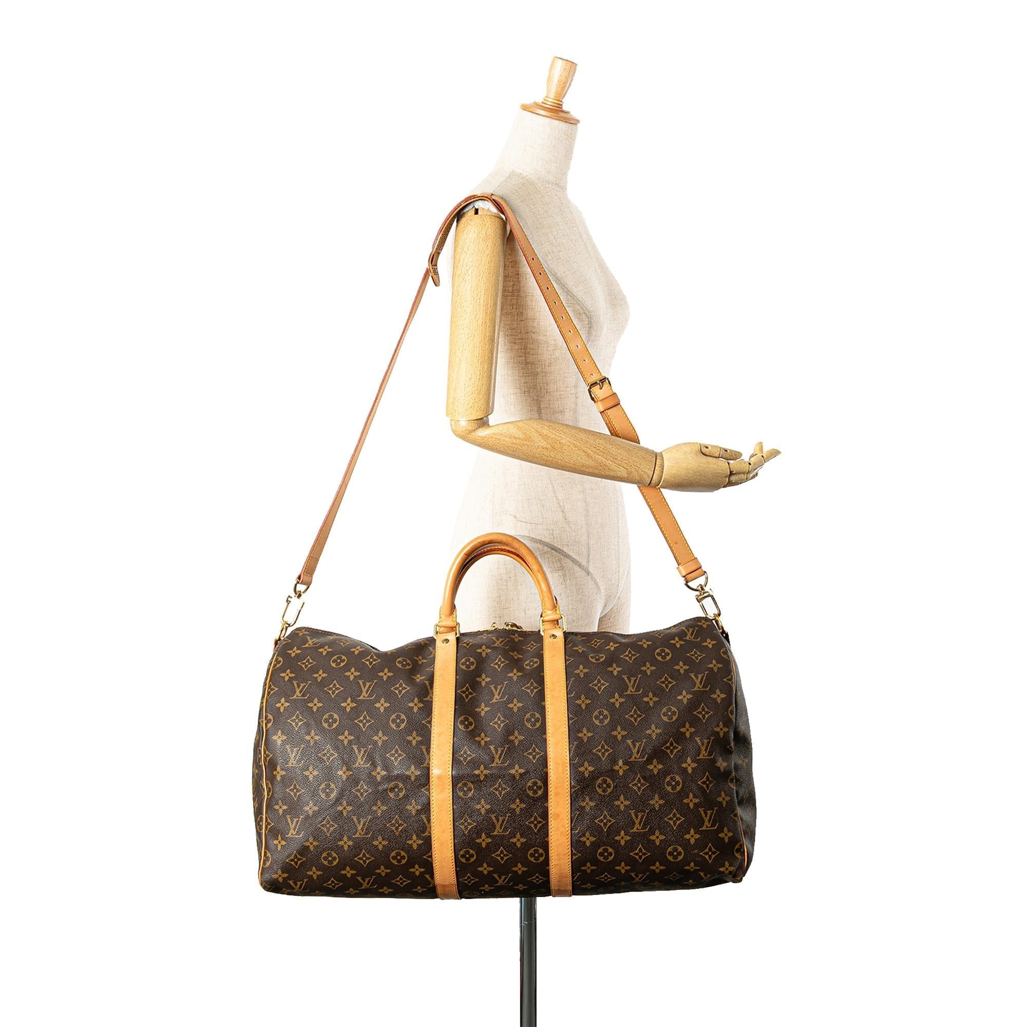 Louis Vuitton Monogram Keepall Bandouliere 55