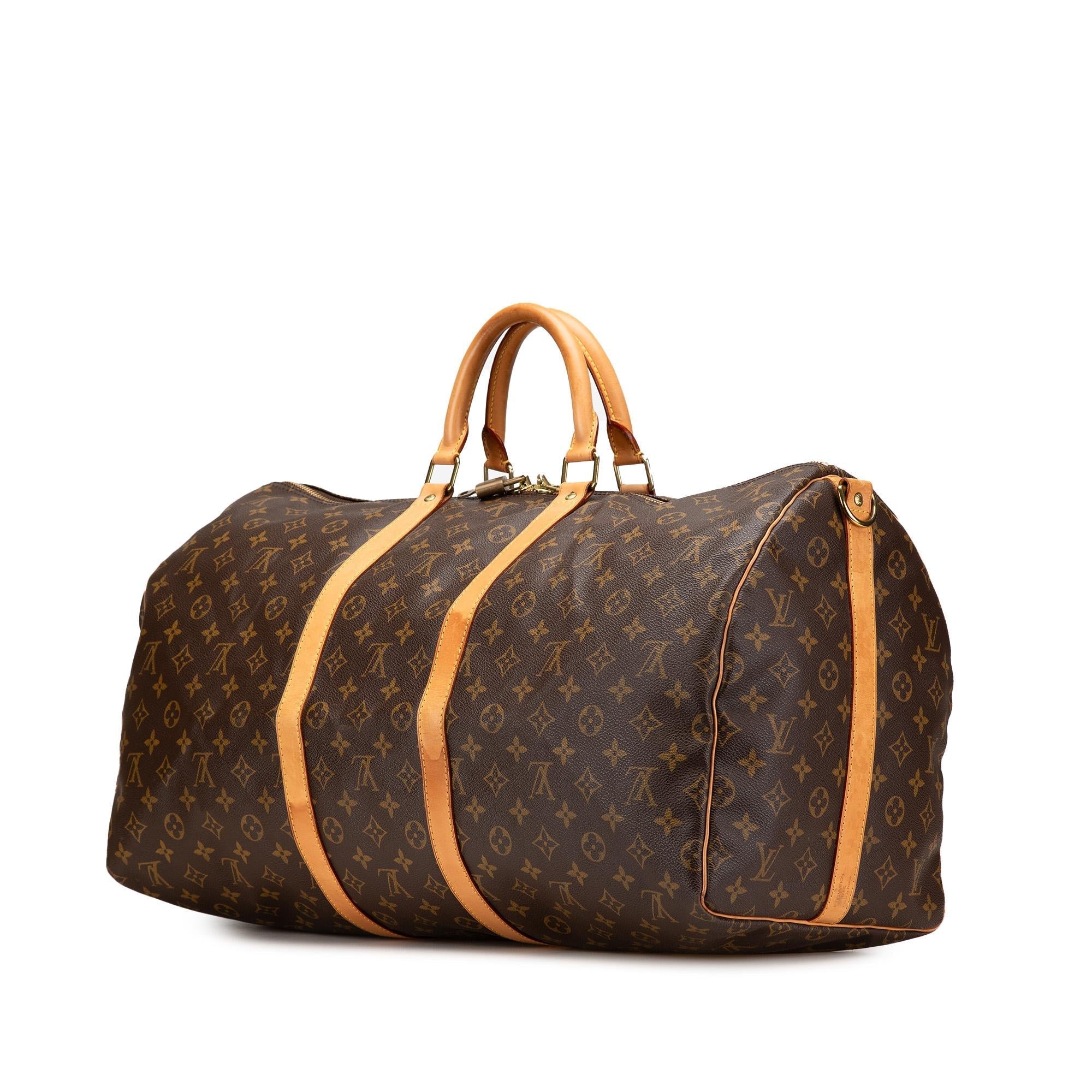 Louis Vuitton Monogram Keepall Bandouliere 55
