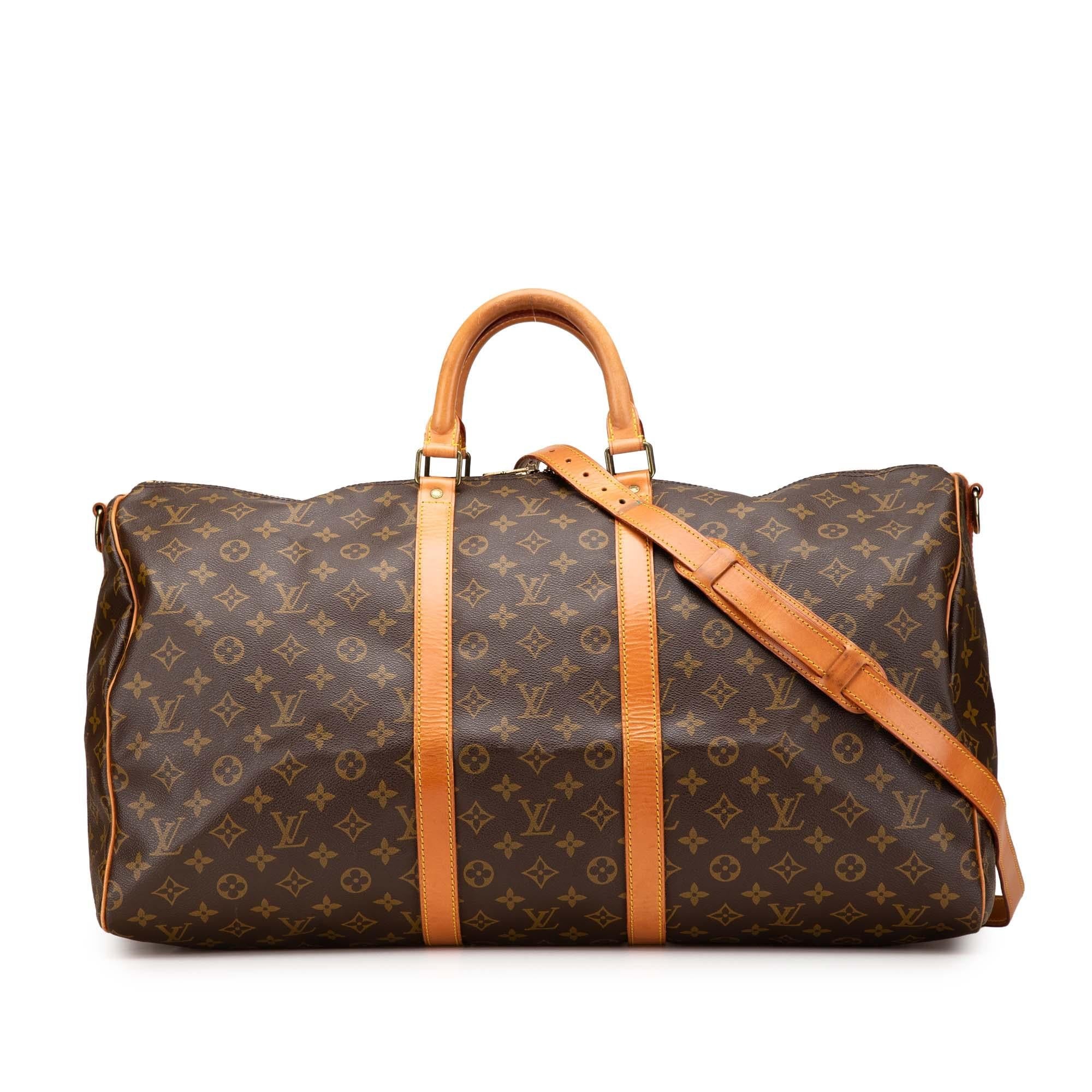 Louis Vuitton Monogram Keepall Bandouliere 55