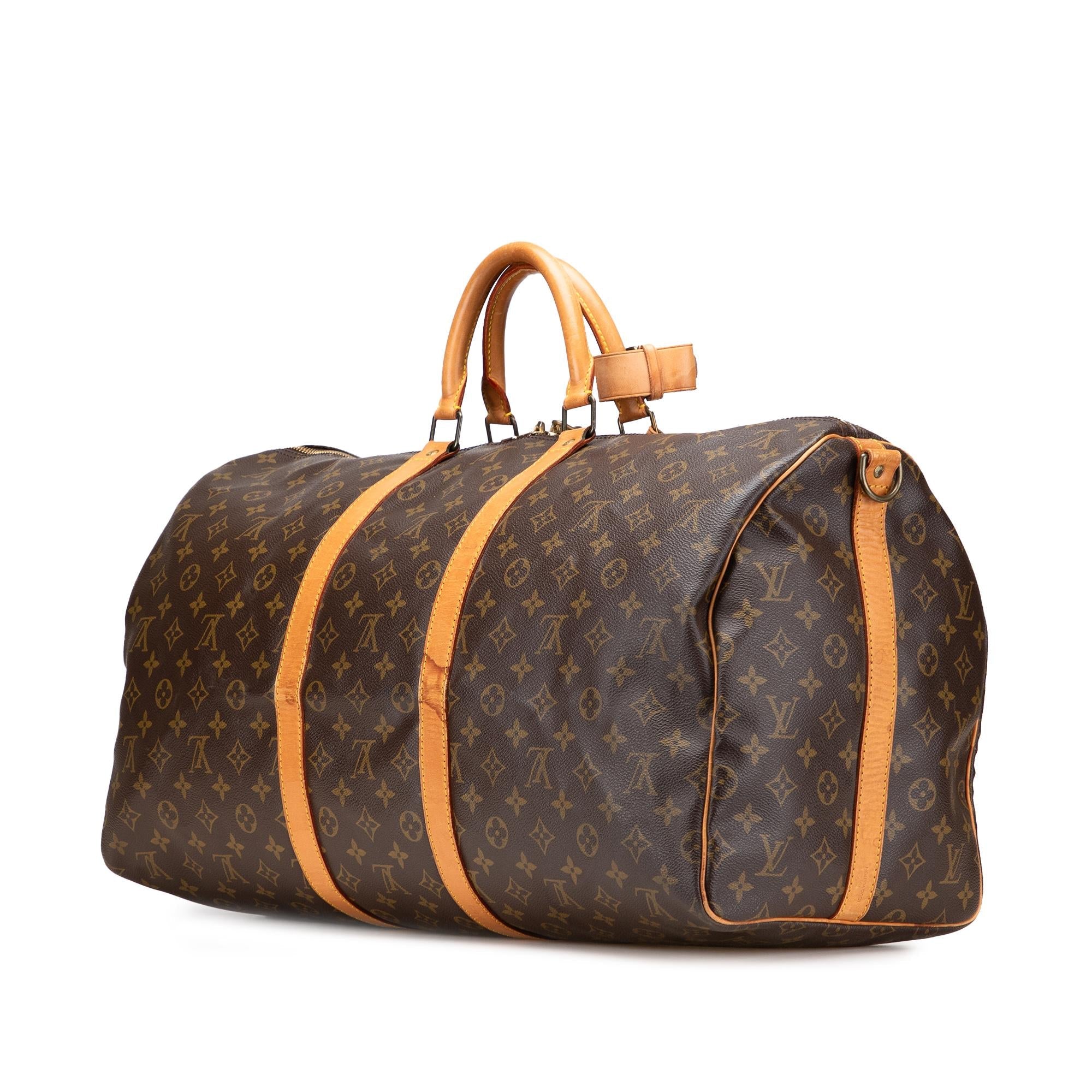 Louis Vuitton Monogram Keepall Bandouliere 55