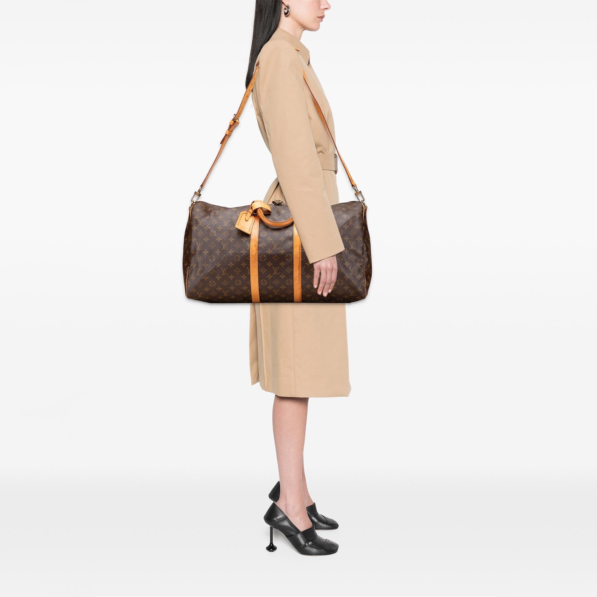 Louis Vuitton Monogram Keepall Bandouliere 55