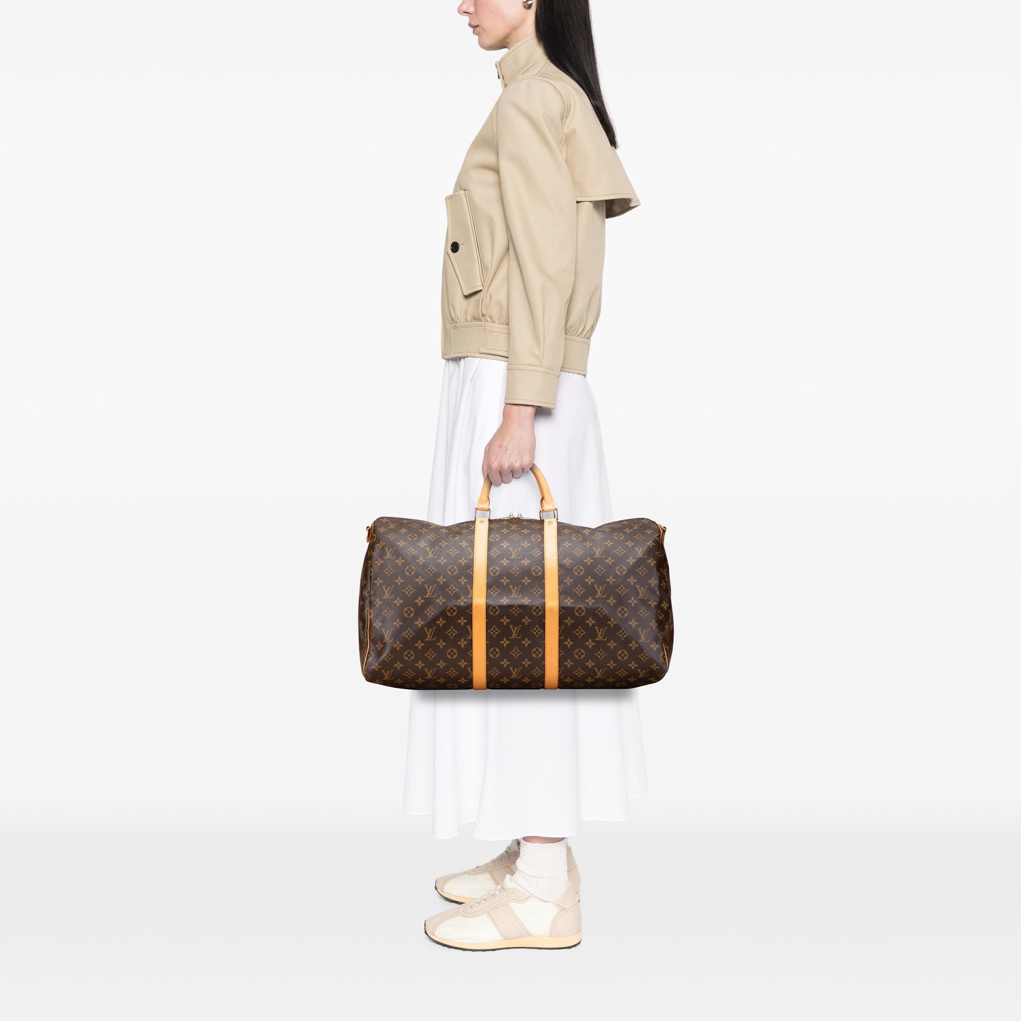 Louis Vuitton Monogram Keepall Bandouliere 55