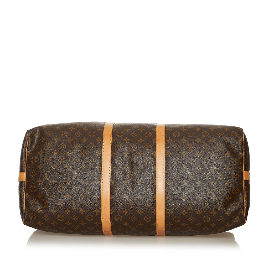 Louis Vuitton Monogram Keepall Bandouliere 60 (SHG-34520)