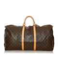 Louis Vuitton Monogram Keepall Bandouliere 60 (SHG-34520)