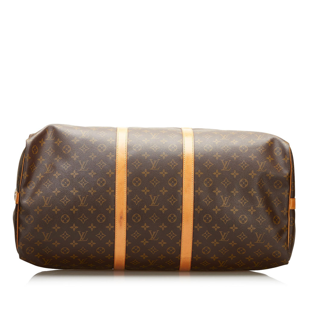 Louis Vuitton Monogram Keepall Bandouliere 60 (SHG-35992)