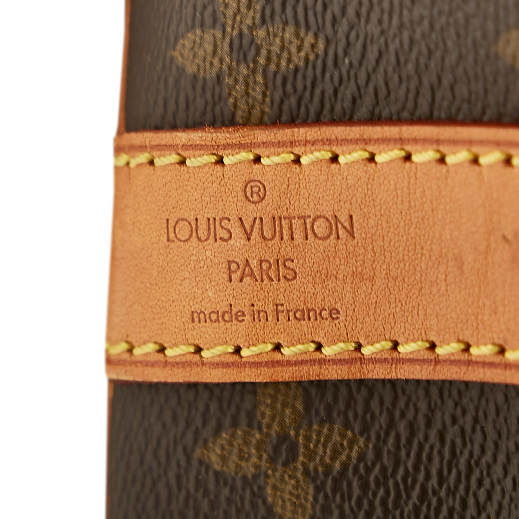 Louis Vuitton Monogram Keepall Bandouliere 60 (SHG-35992)