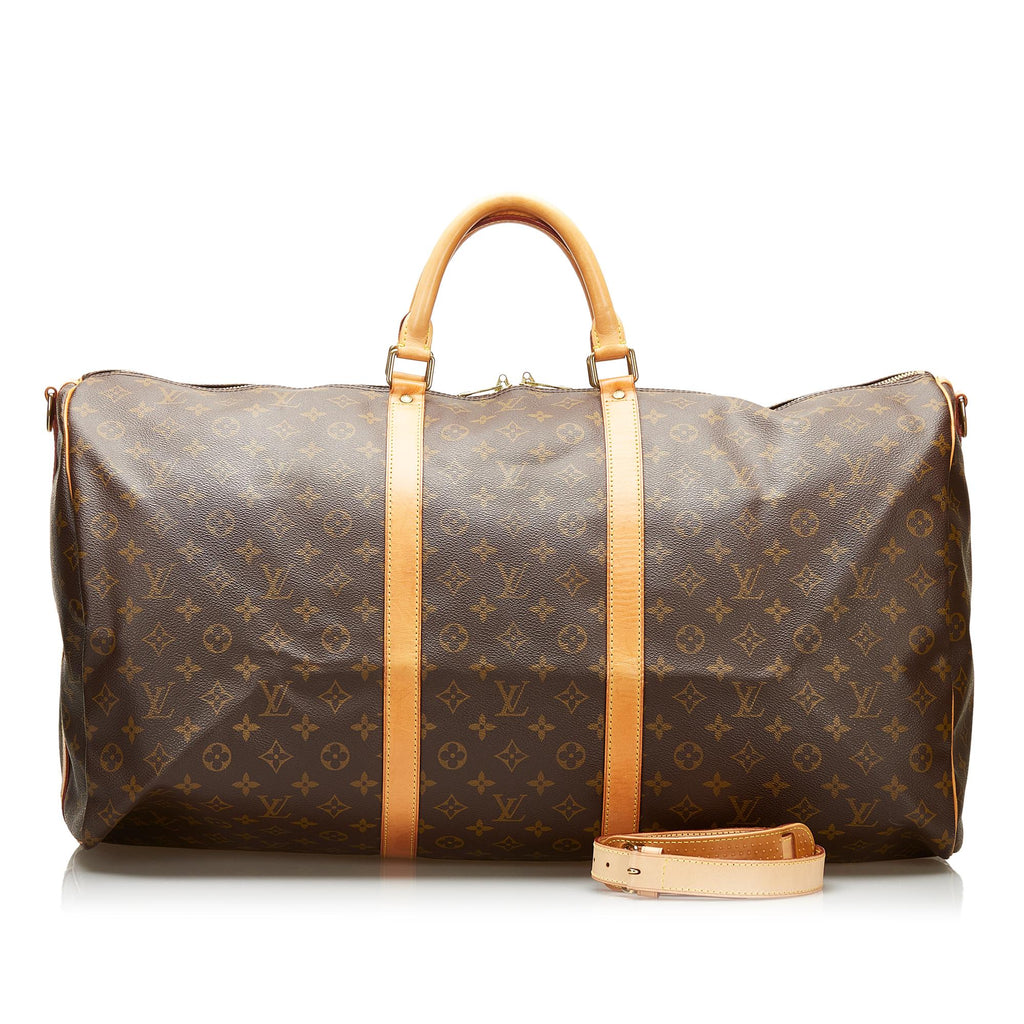 Louis Vuitton Monogram Keepall Bandouliere 60 (SHG-35992)