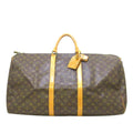 Louis Vuitton Monogram Keepall Bandouliere 60 (SHG-35996)