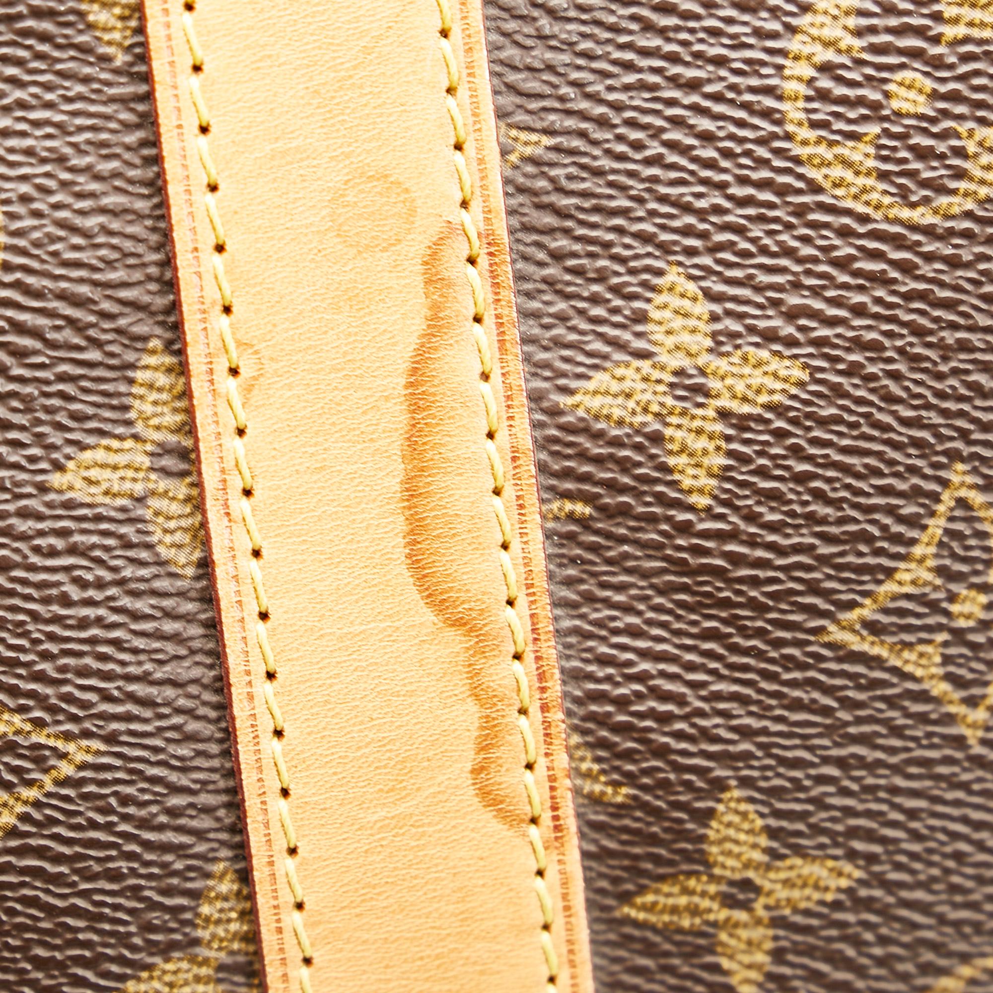 Louis Vuitton Monogram Keepall Bandouliere 60 (SHG-35997)