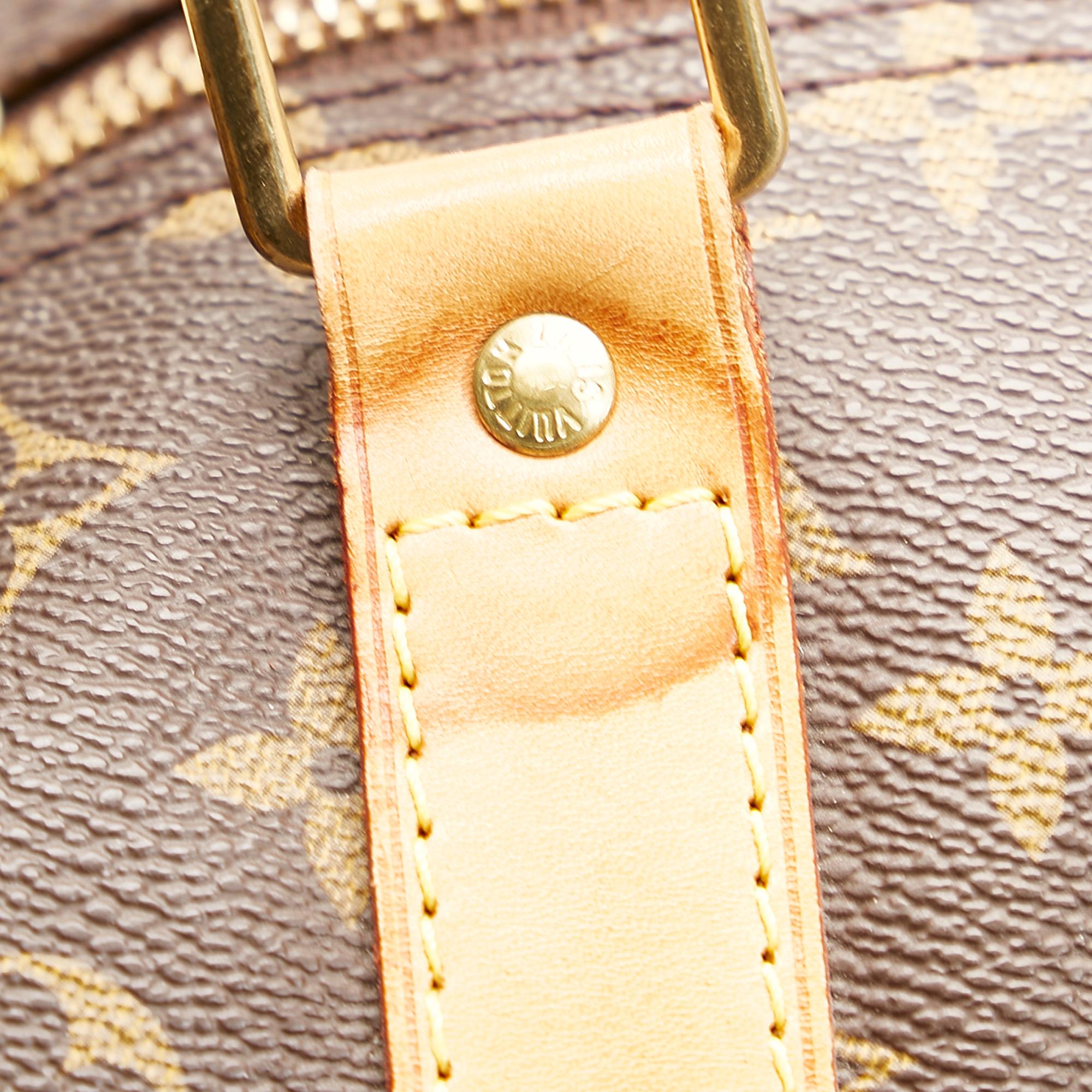 Louis Vuitton Monogram Keepall Bandouliere 60 (SHG-35997)