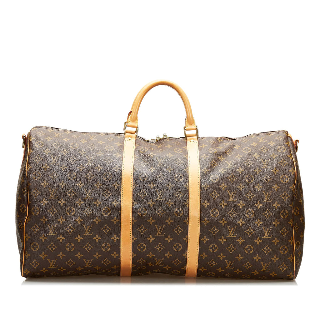 Louis Vuitton Monogram Keepall Bandouliere 60 (SHG-35997)