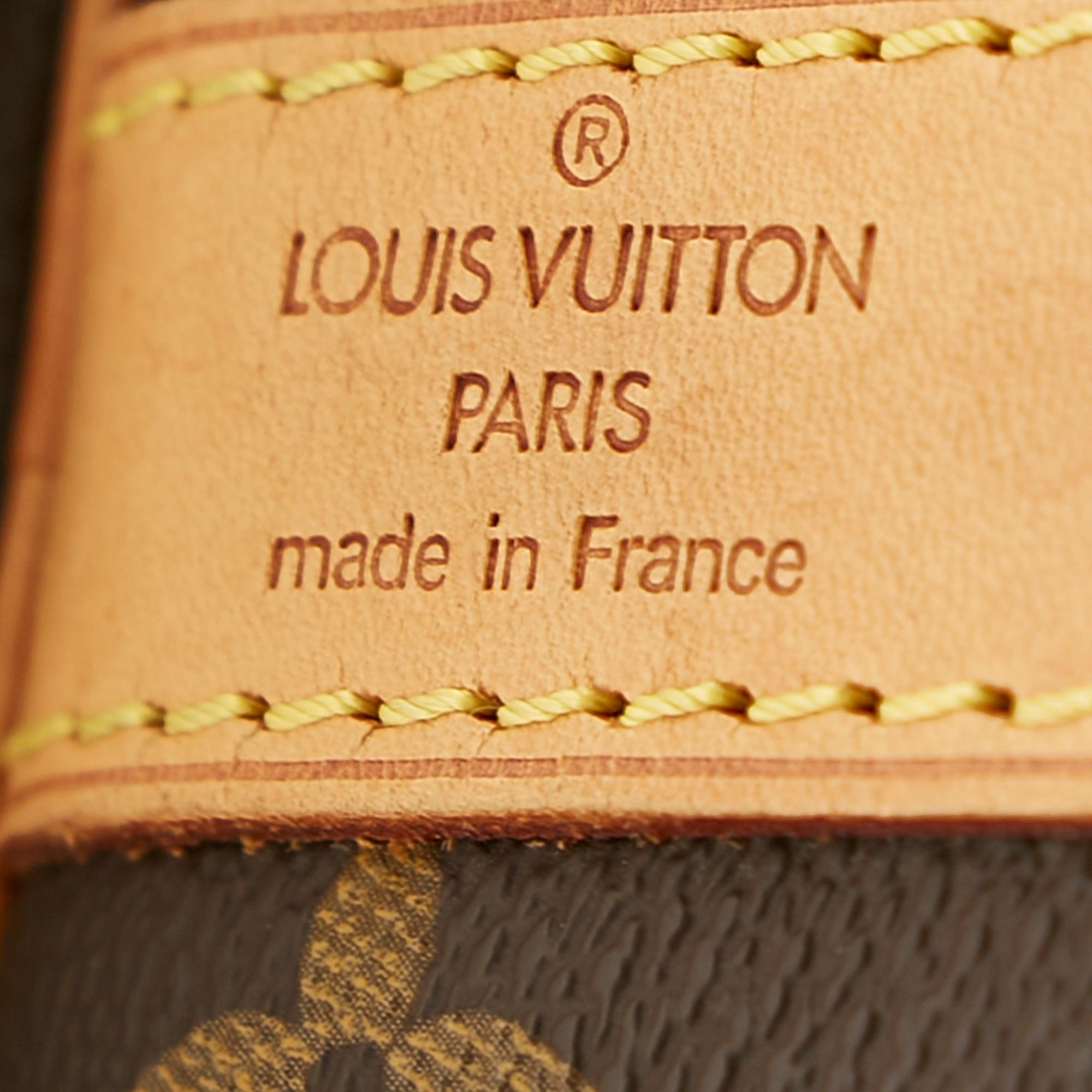 Louis Vuitton Monogram Keepall Bandouliere 60 (SHG-35997)