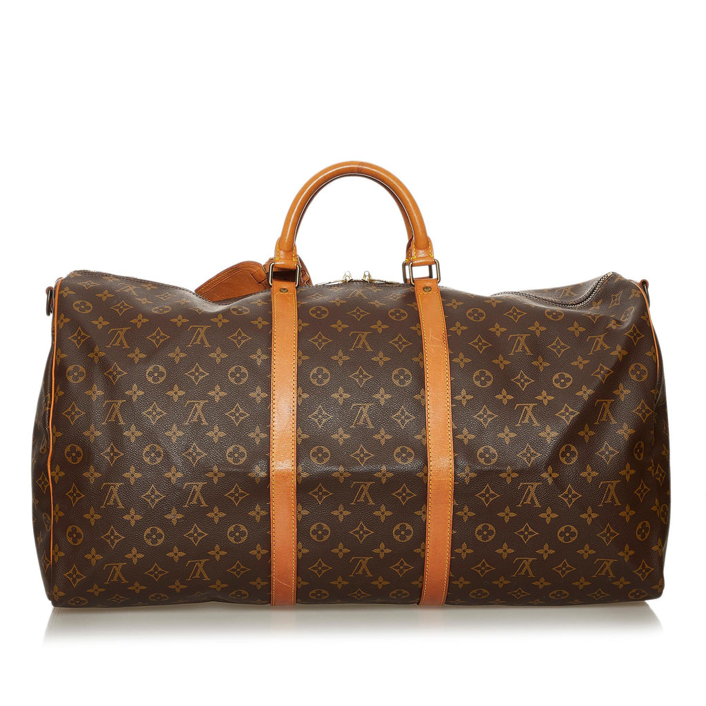 Louis Vuitton Monogram Keepall Bandouliere 60 (SHG-36340)