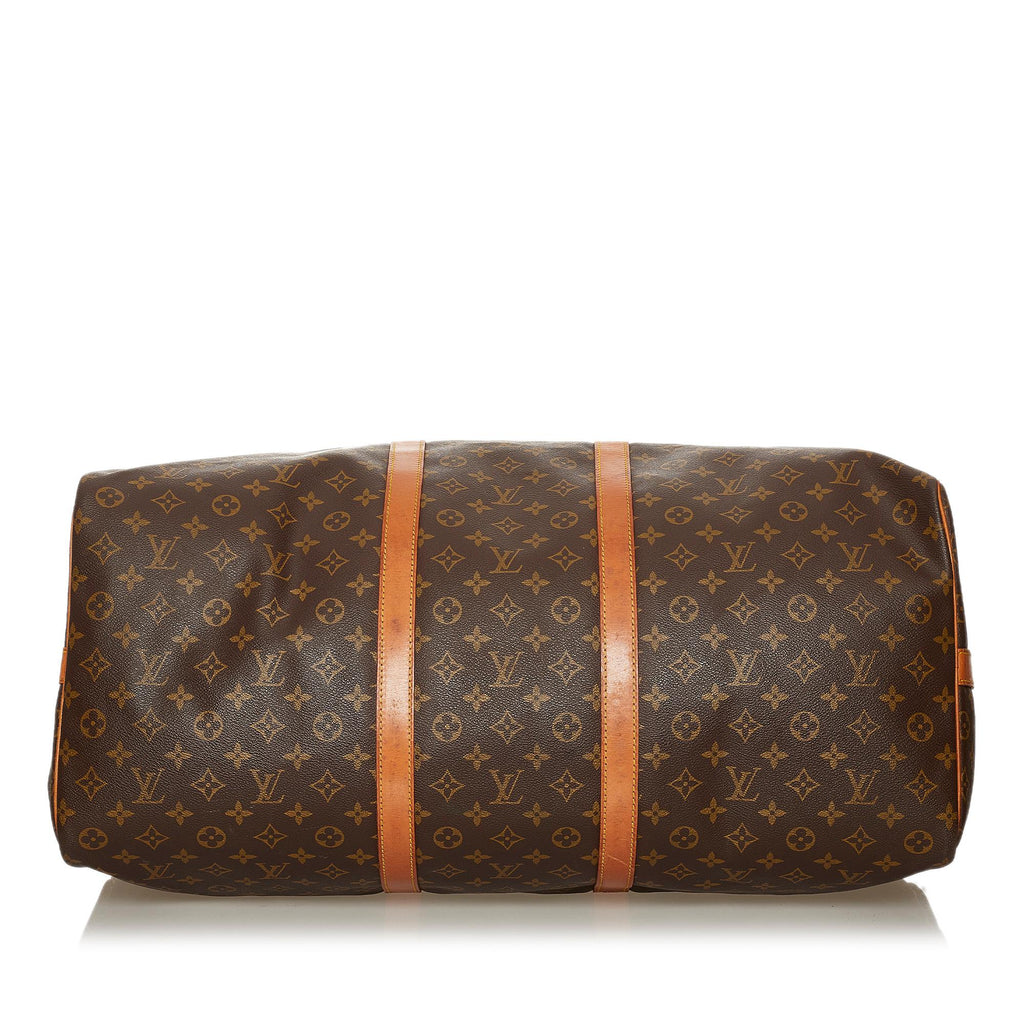 Louis Vuitton Monogram Keepall Bandouliere 60 (SHG-36340)