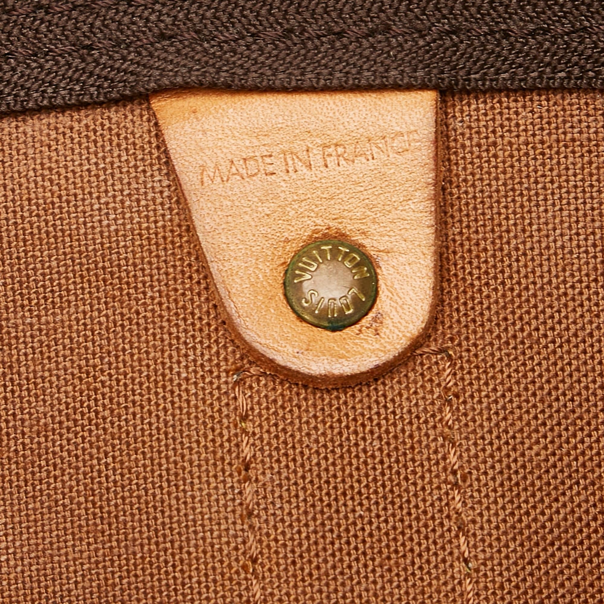 Louis Vuitton Monogram Keepall Bandouliere 60 (SHG-36340)