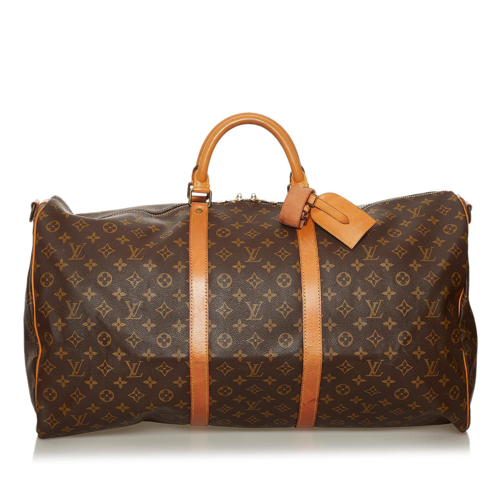Louis Vuitton Monogram Keepall Bandouliere 60 (SHG-36340)