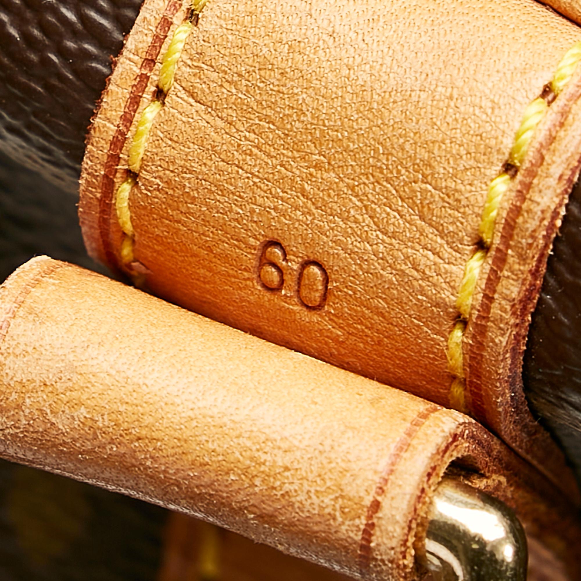 Louis Vuitton Monogram Keepall Bandouliere 60 (SHG-cEHalE)