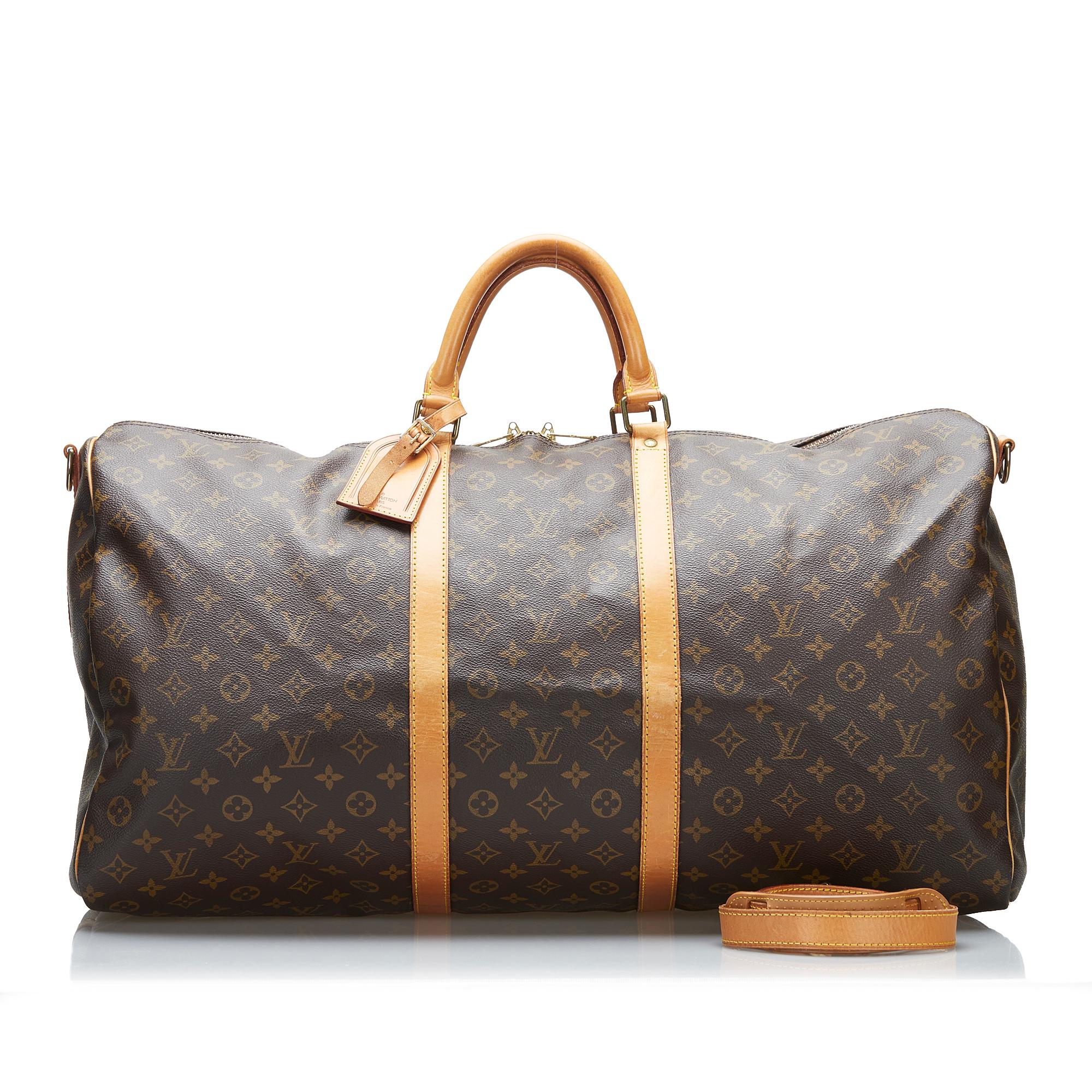 Louis Vuitton Monogram Keepall Bandouliere 60 (SHG-cEHalE)