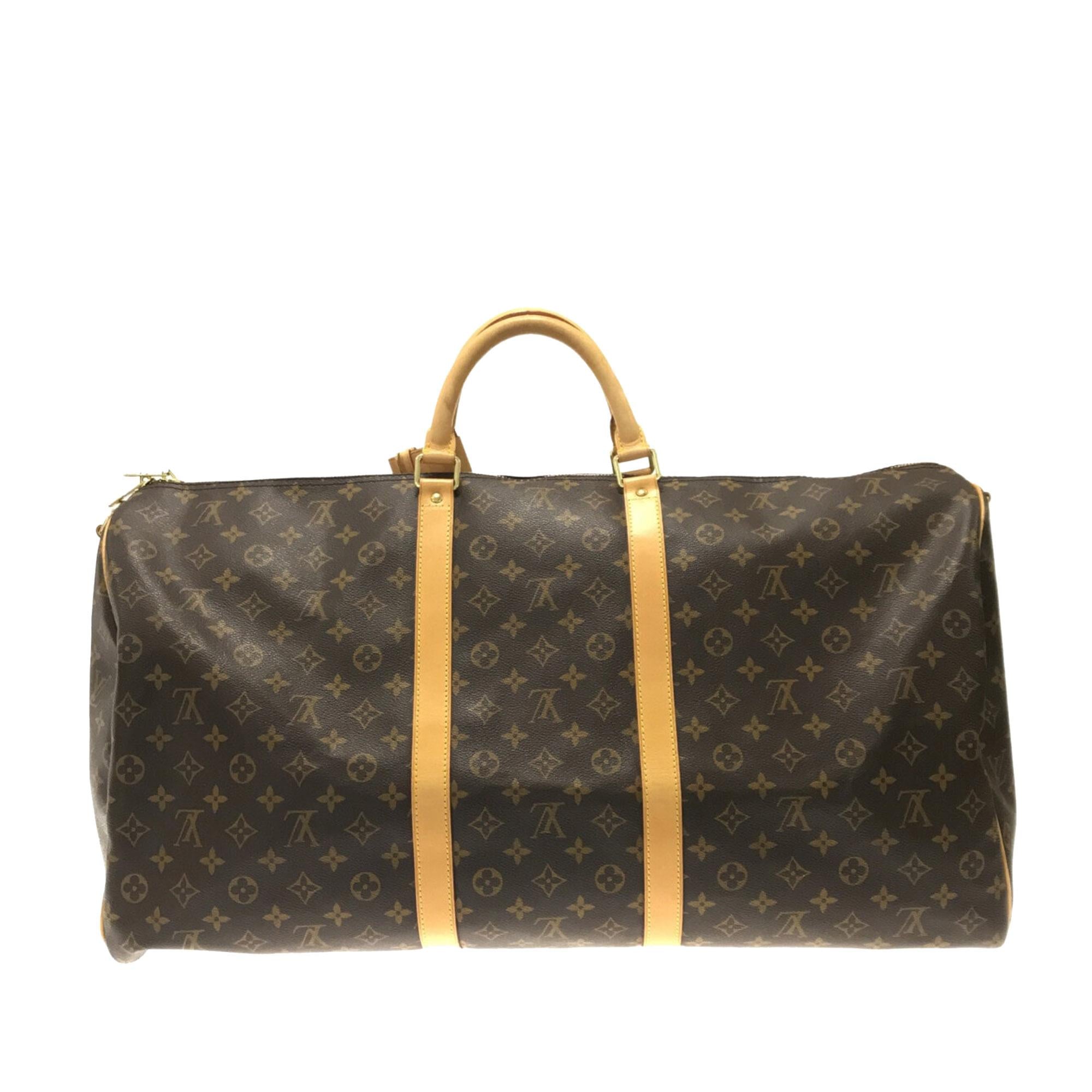 Louis Vuitton Monogram Keepall Bandouliere 60 (SHG-NVXXjg)