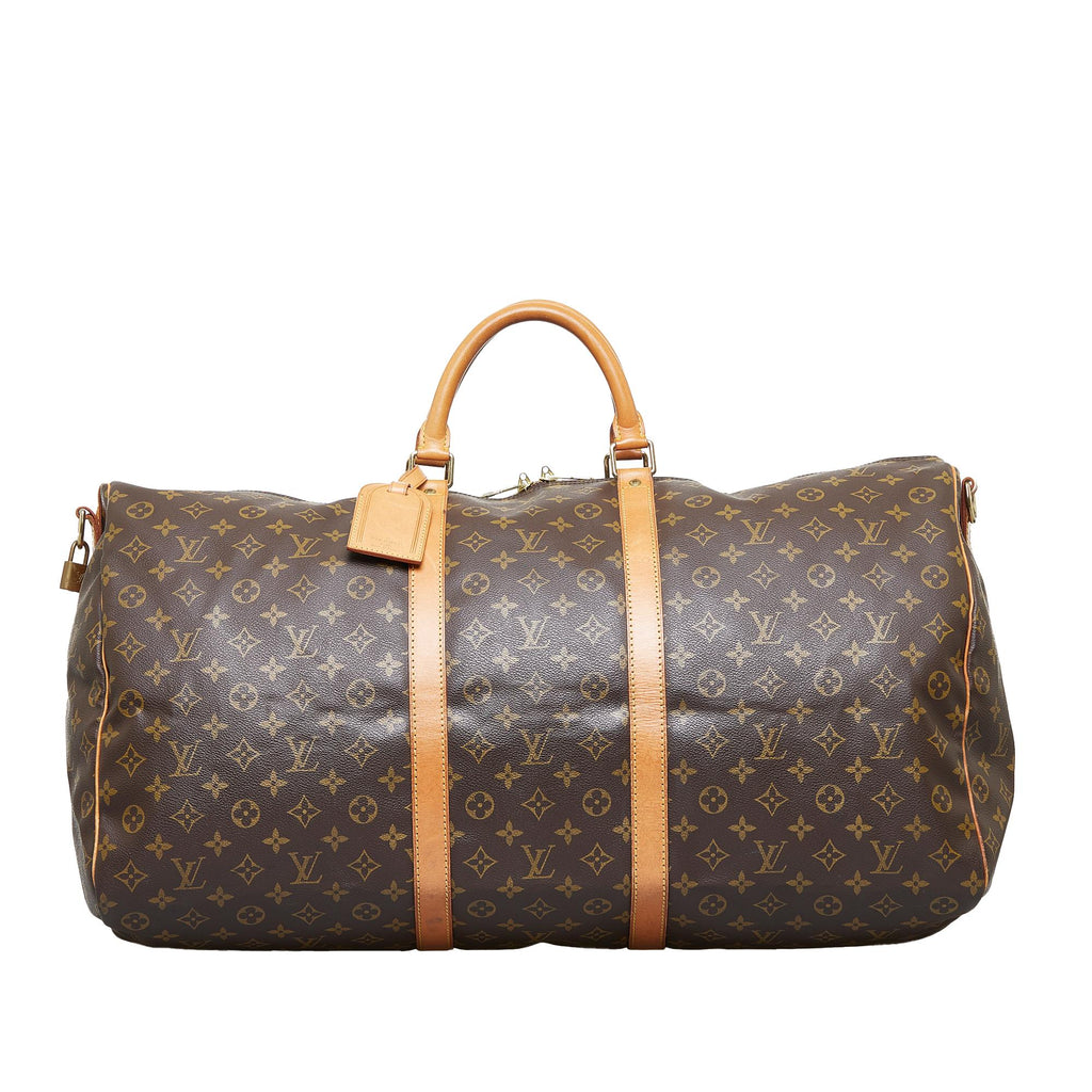 Louis Vuitton Monogram Keepall Bandouliere 60 (SHG-ApwVcB)