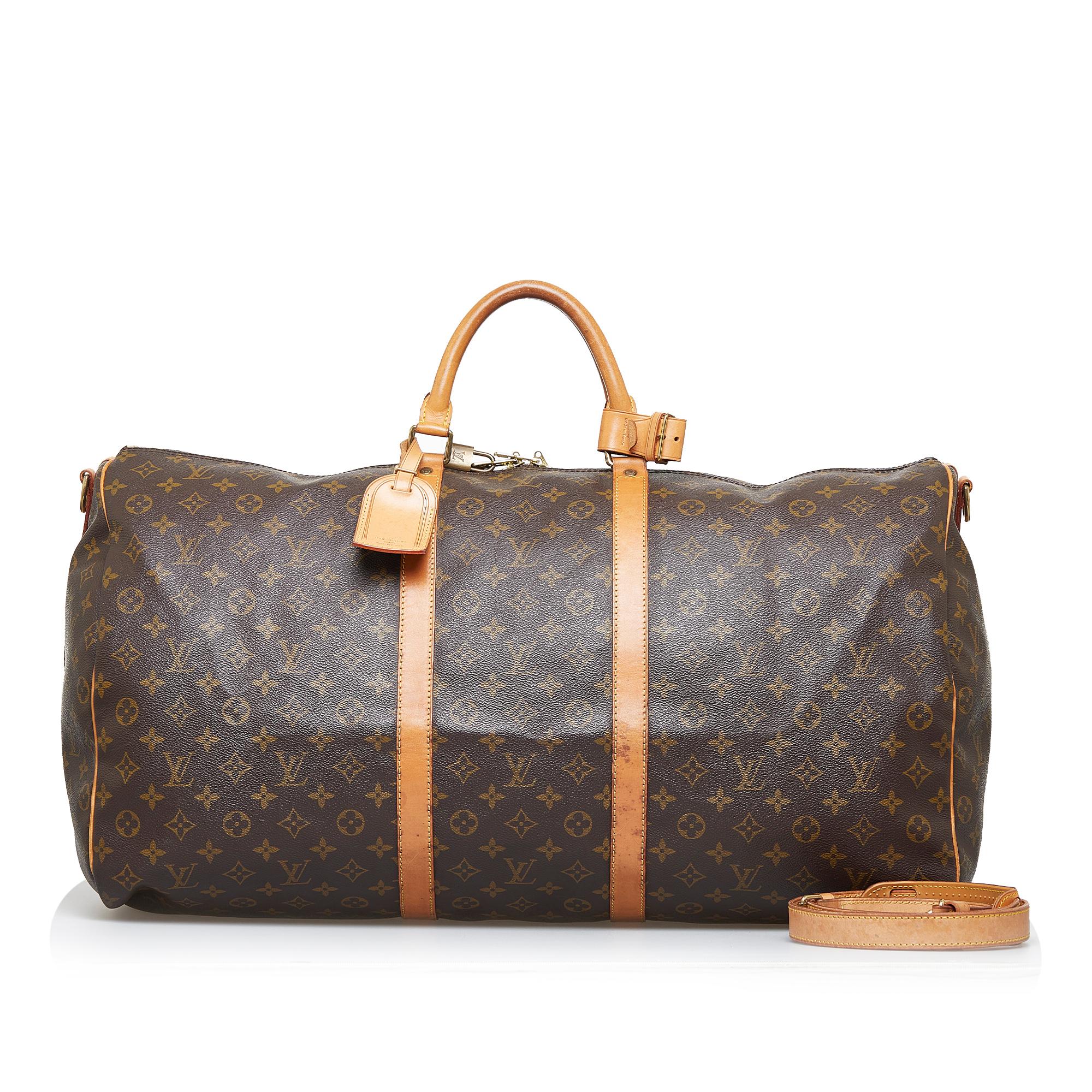 Louis Vuitton Monogram Keepall Bandouliere 60 (SHG-21A3sw)
