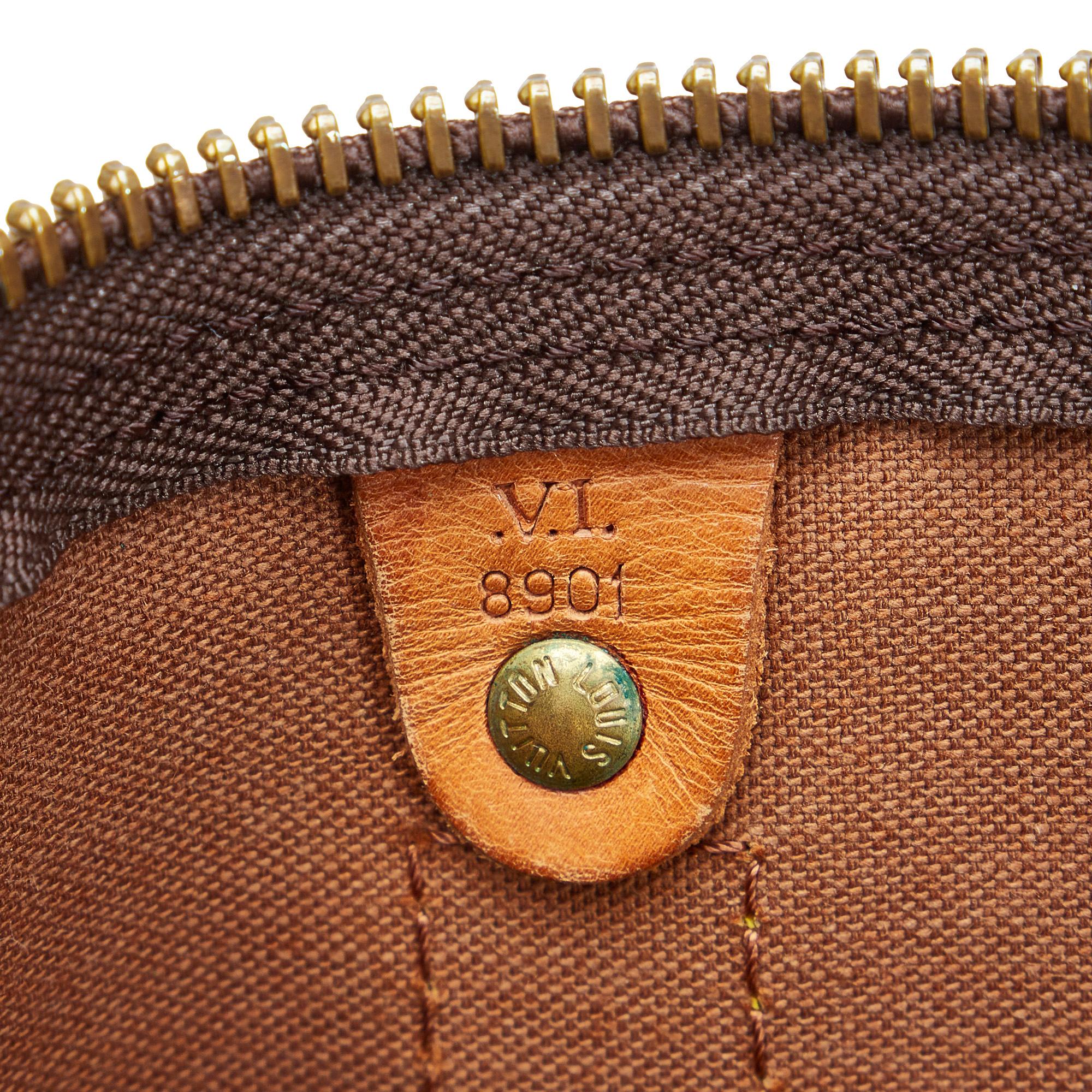Louis Vuitton Monogram Keepall Bandouliere 60 (SHG-5VA39a)