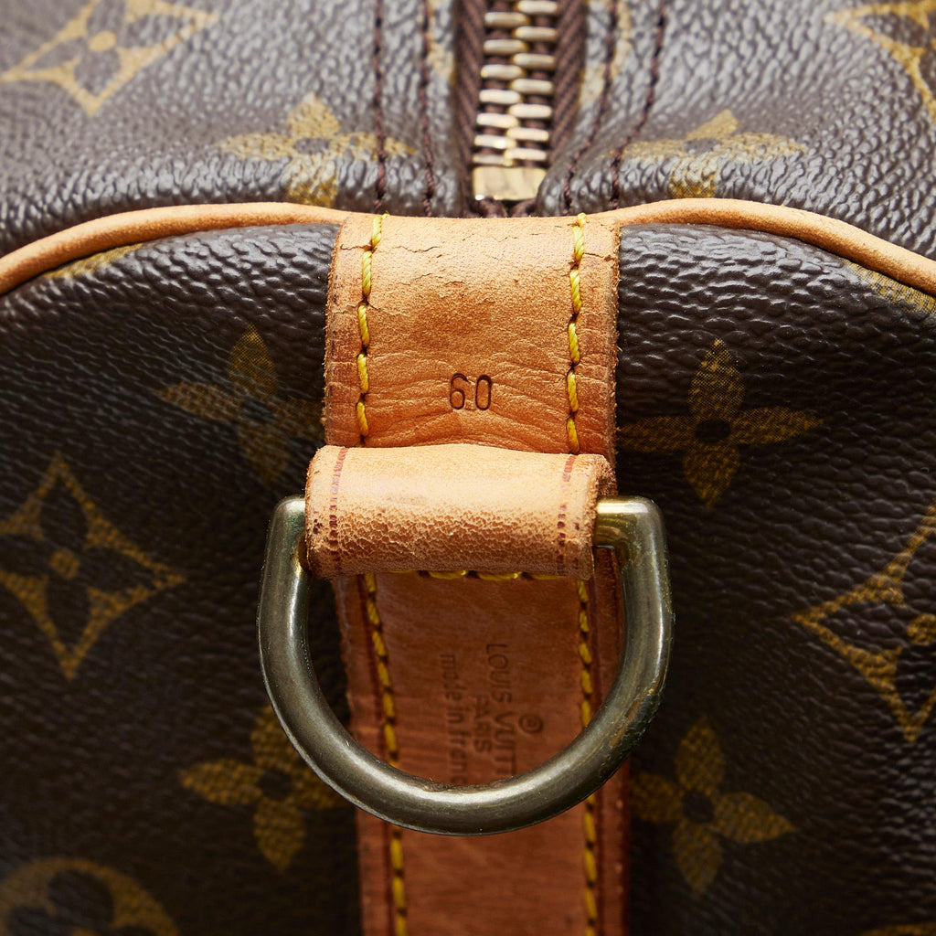 Louis Vuitton Monogram Keepall Bandouliere 60 (SHG-5VA39a)