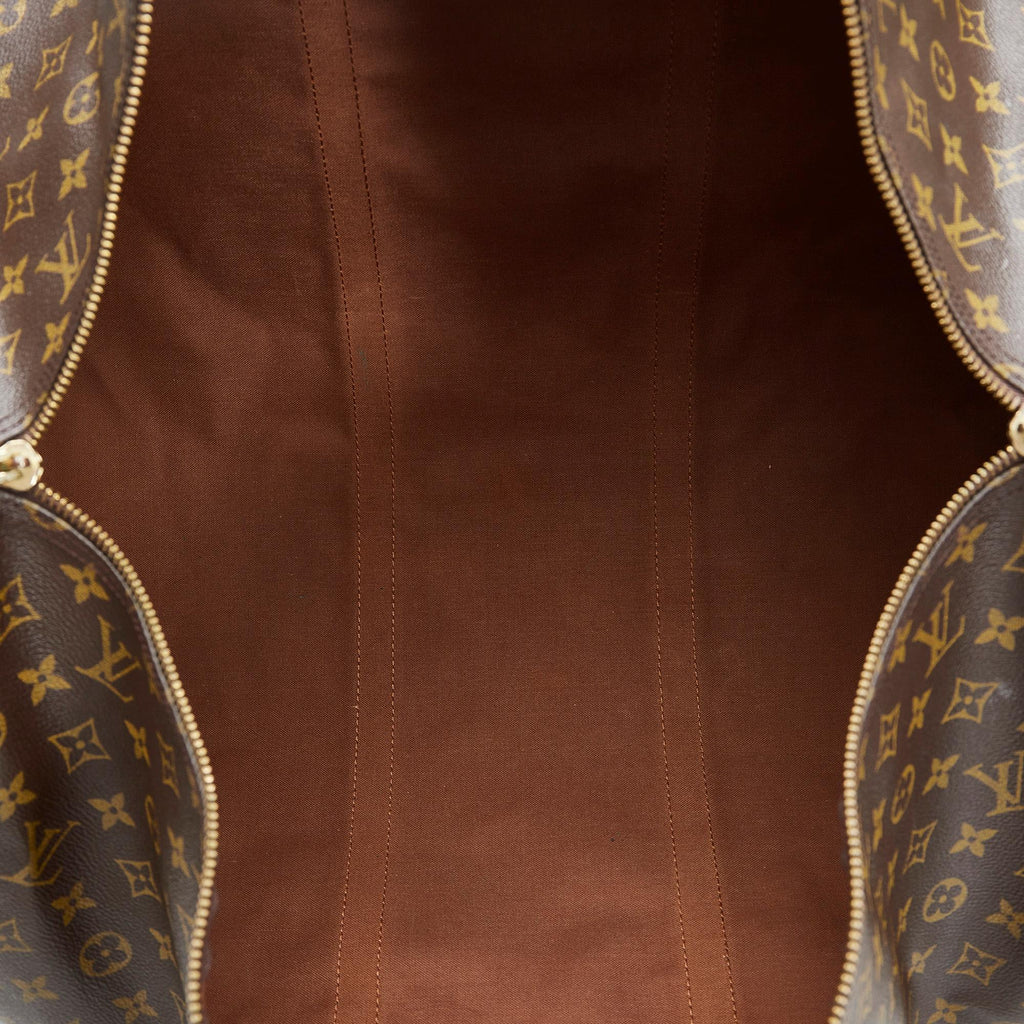 Louis Vuitton Monogram Keepall Bandouliere 60 (SHG-5VA39a)