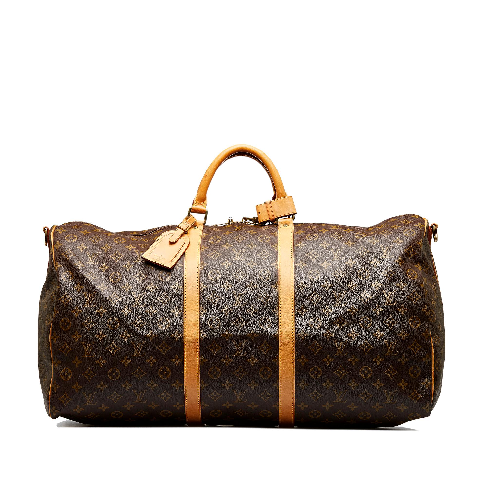 Louis Vuitton Monogram Keepall Bandouliere 60 (SHG-w8NTCI)