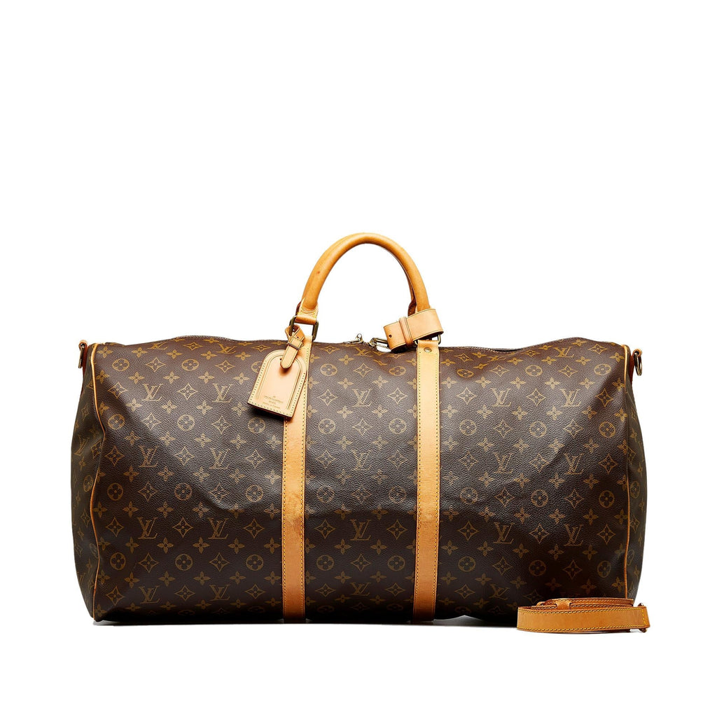 Louis Vuitton Monogram Keepall Bandouliere 60 (SHG-w8NTCI)