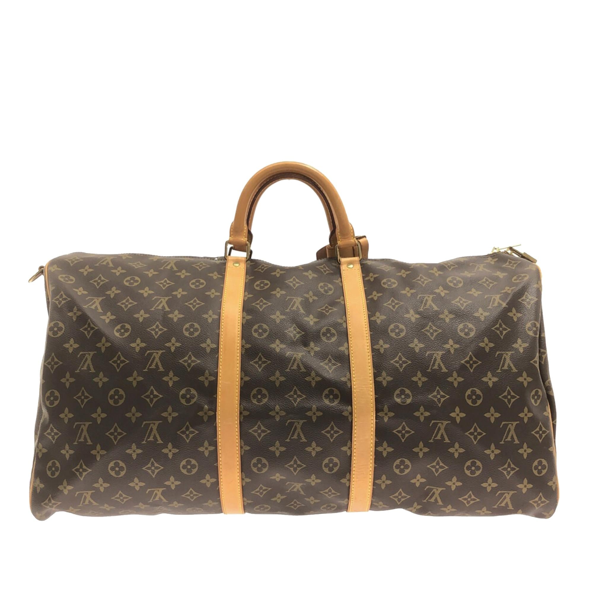 Louis Vuitton Monogram Keepall Bandouliere 60 (SHG-r3fMmc)