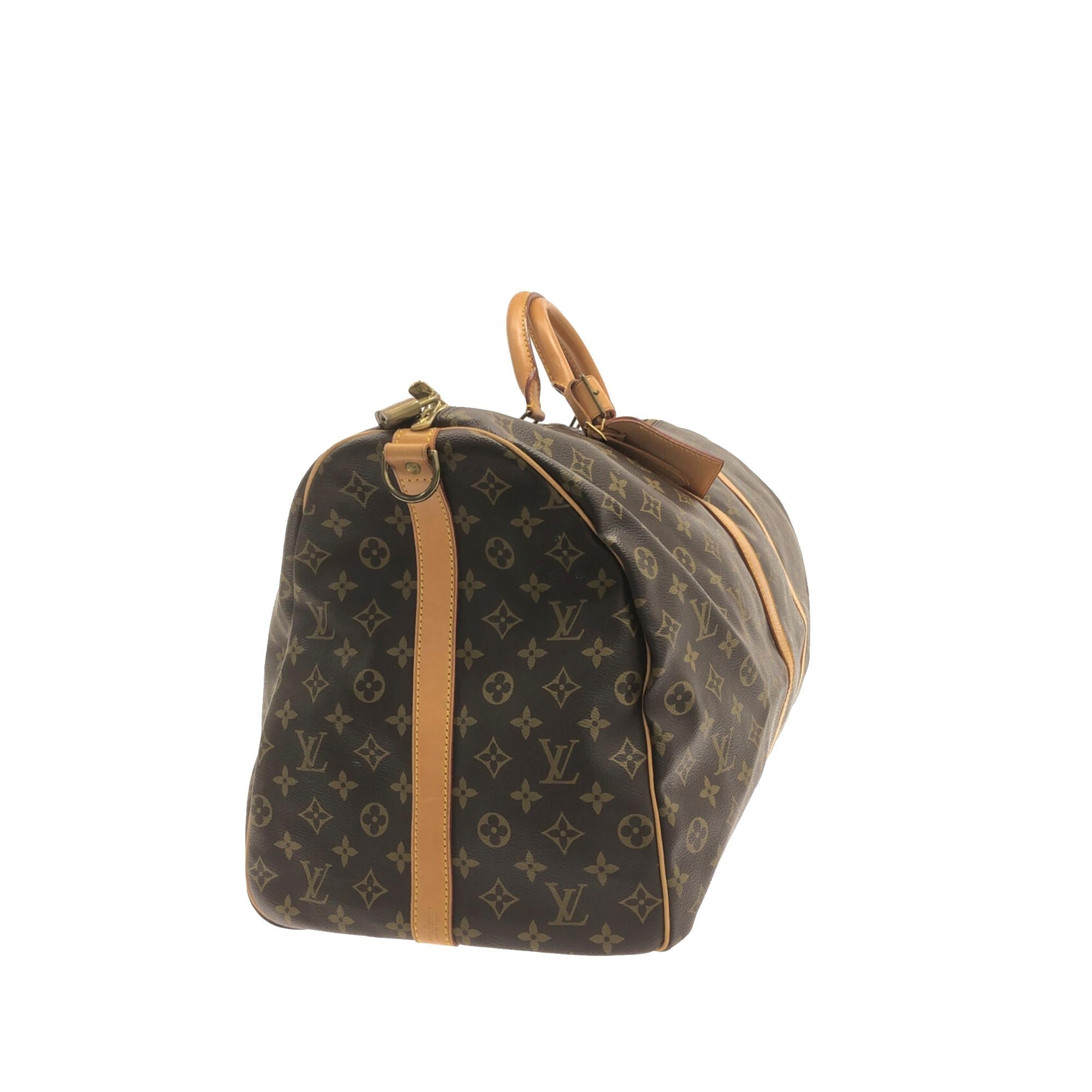 Louis Vuitton Monogram Keepall Bandouliere 60 (SHG-r3fMmc)