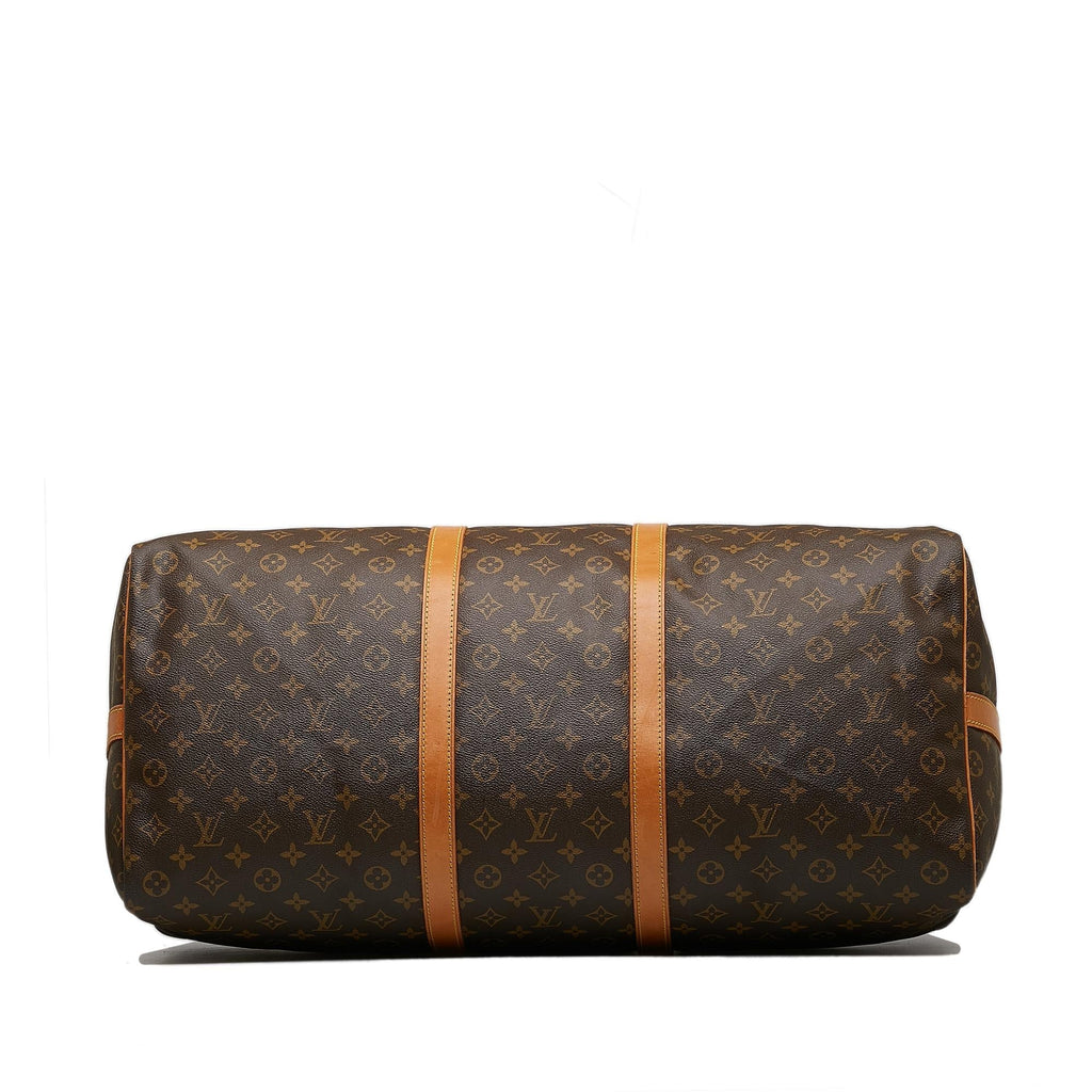 Louis Vuitton Monogram Keepall Bandouliere 60 (SHG-PBLMRM)