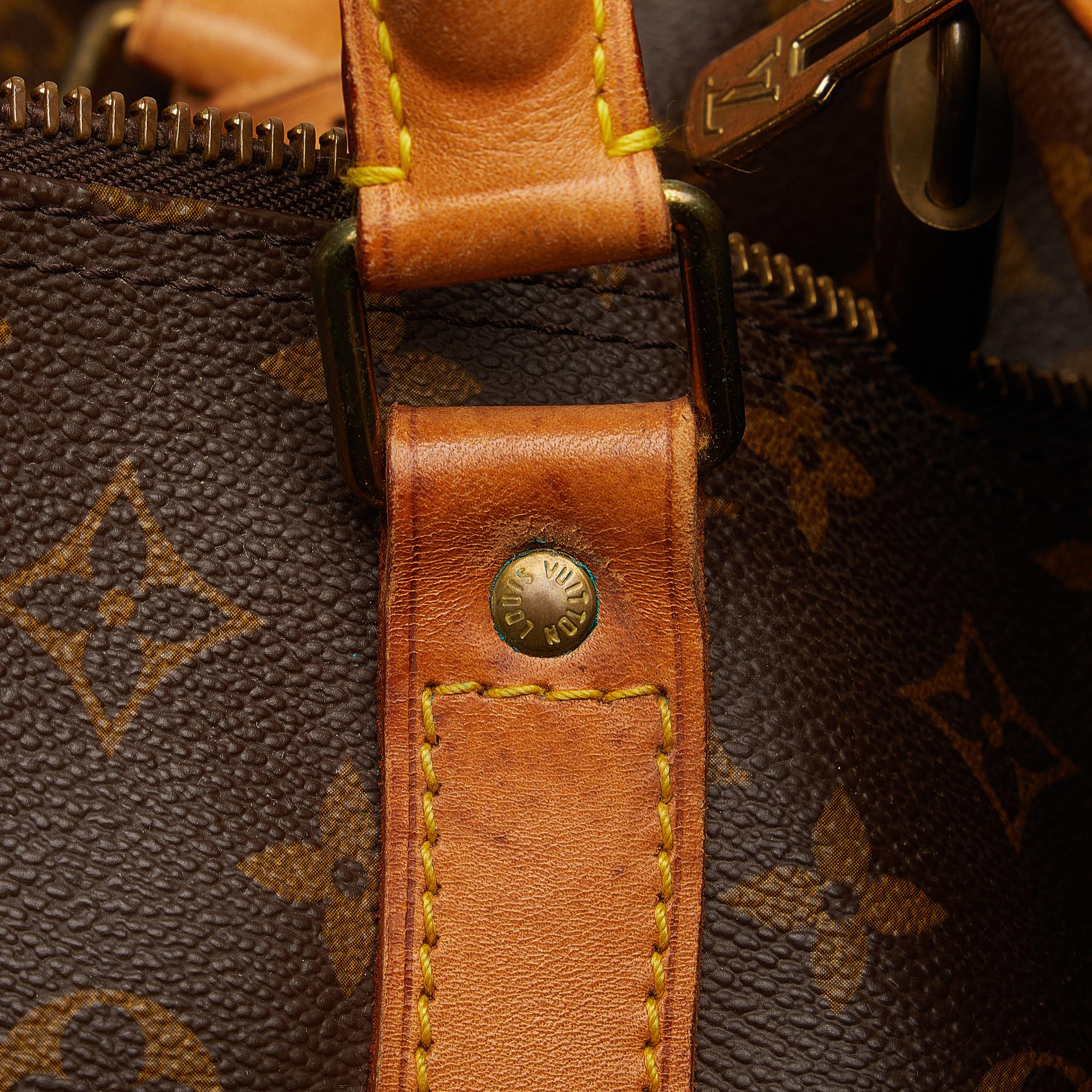Louis Vuitton Monogram Keepall Bandouliere 60 (SHG-PBLMRM)
