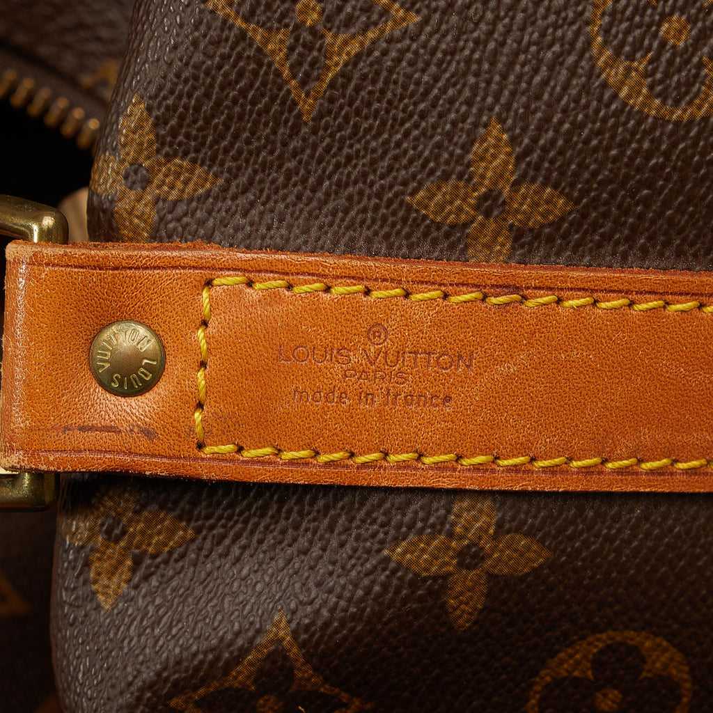 Louis Vuitton Monogram Keepall Bandouliere 60 (SHG-PBLMRM)