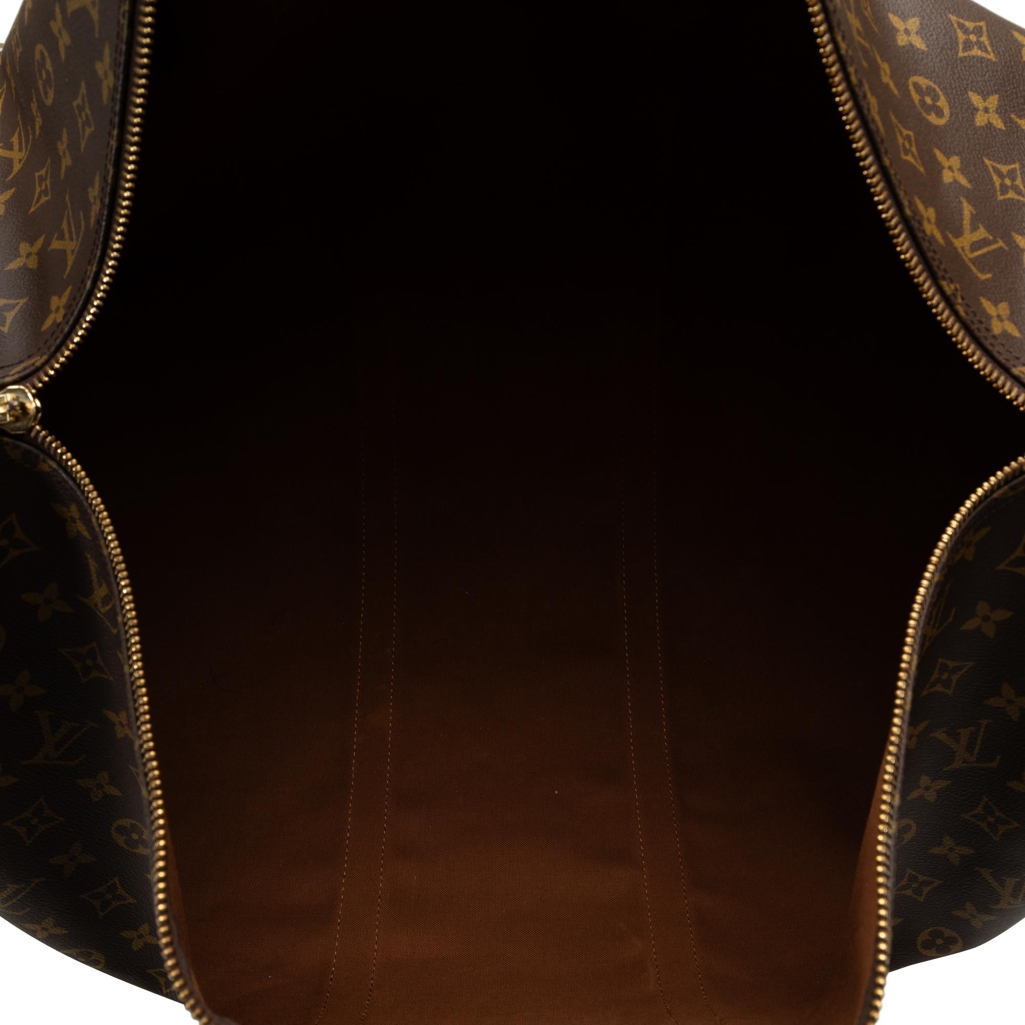 Louis Vuitton Monogram Keepall Bandouliere 60 (SHG-mdiHXI)