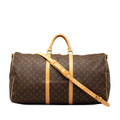 Louis Vuitton Monogram Keepall Bandouliere 60 (SHG-rfAzb4)