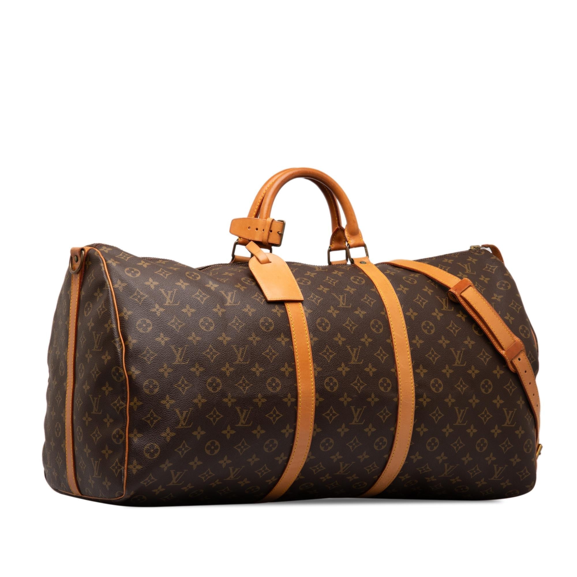 Louis Vuitton Monogram Keepall Bandouliere 60 (SHG-FmPhqQ)