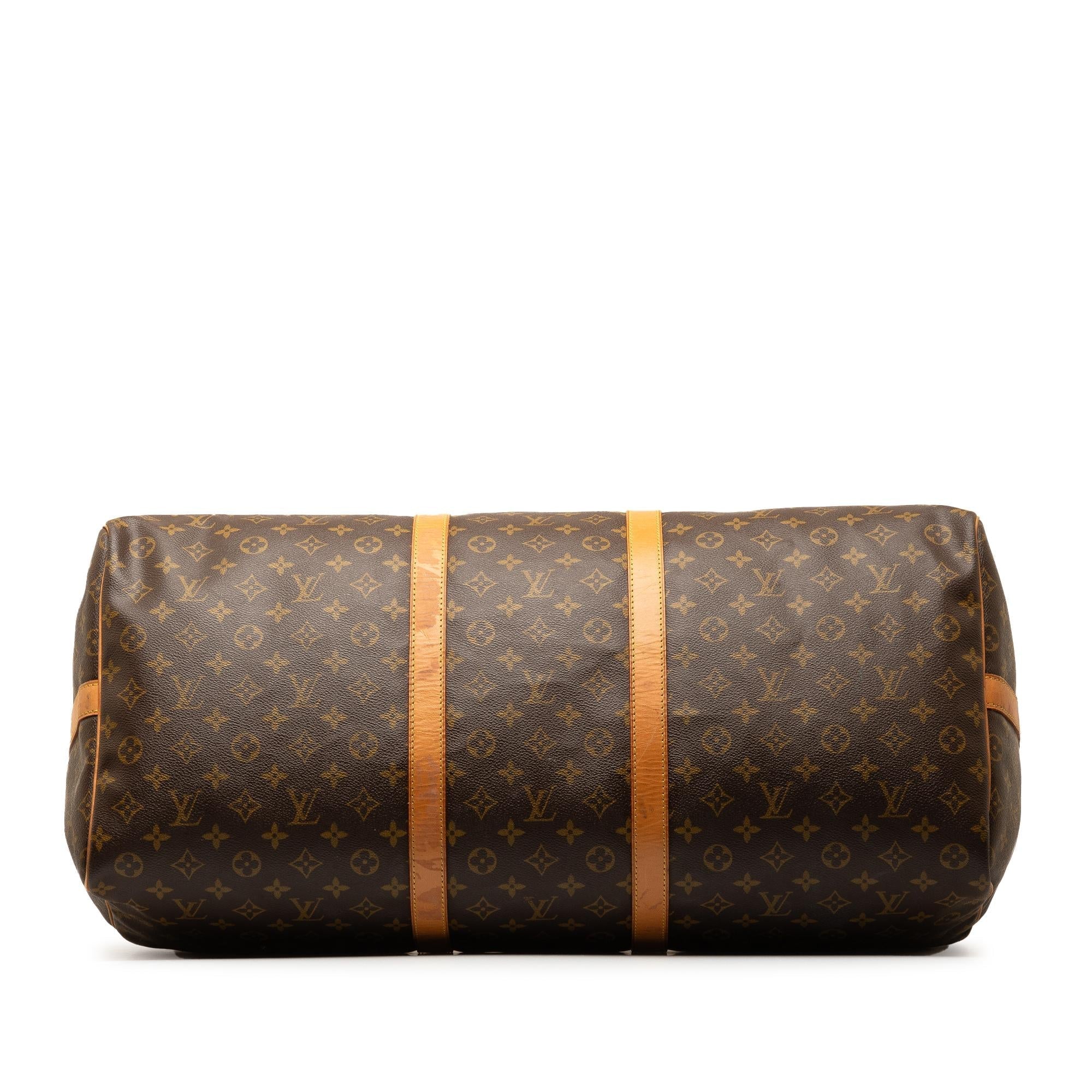 Louis Vuitton Monogram Keepall Bandouliere 60 (SHG-4j2jea)