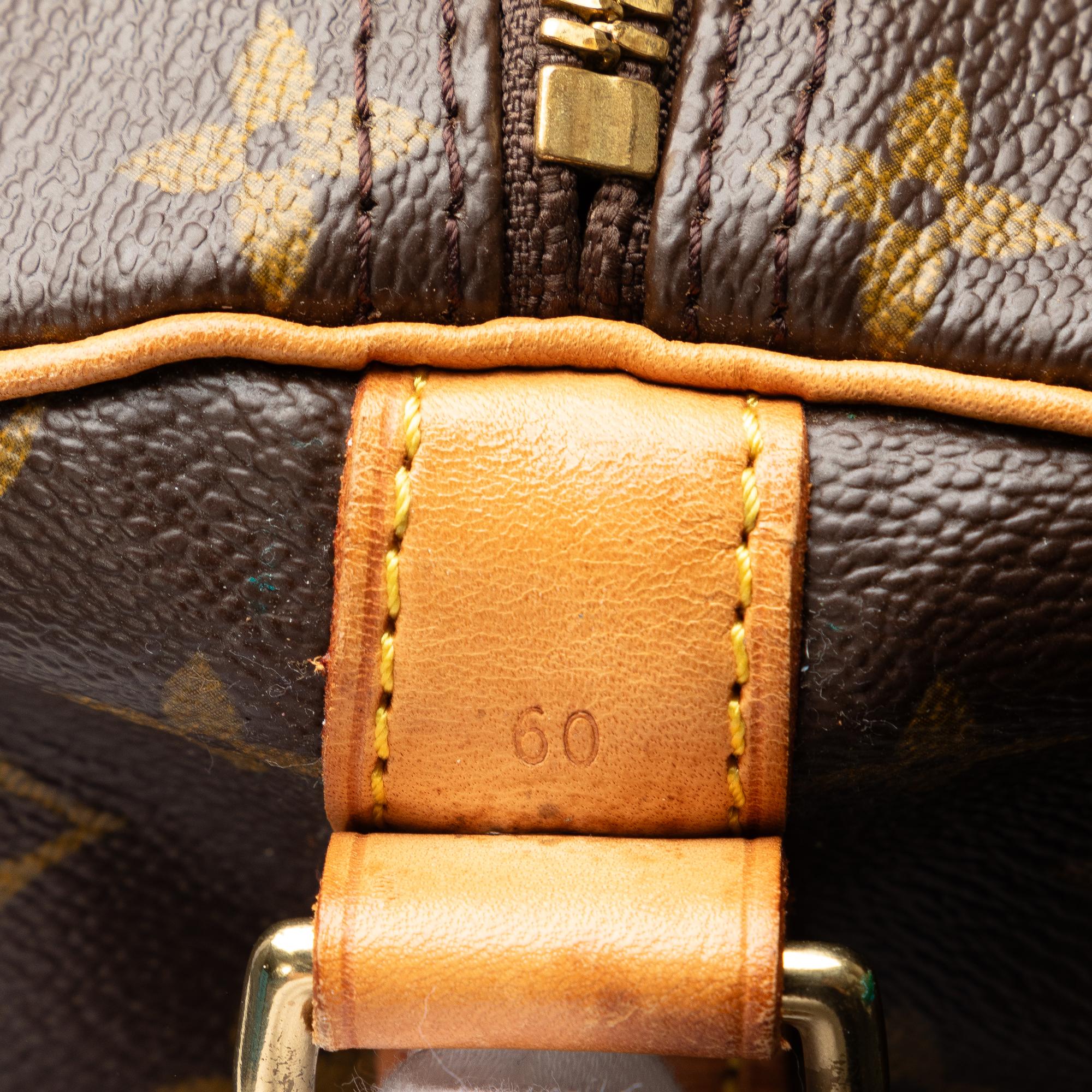 Louis Vuitton Monogram Keepall Bandouliere 60 (SHG-4j2jea)