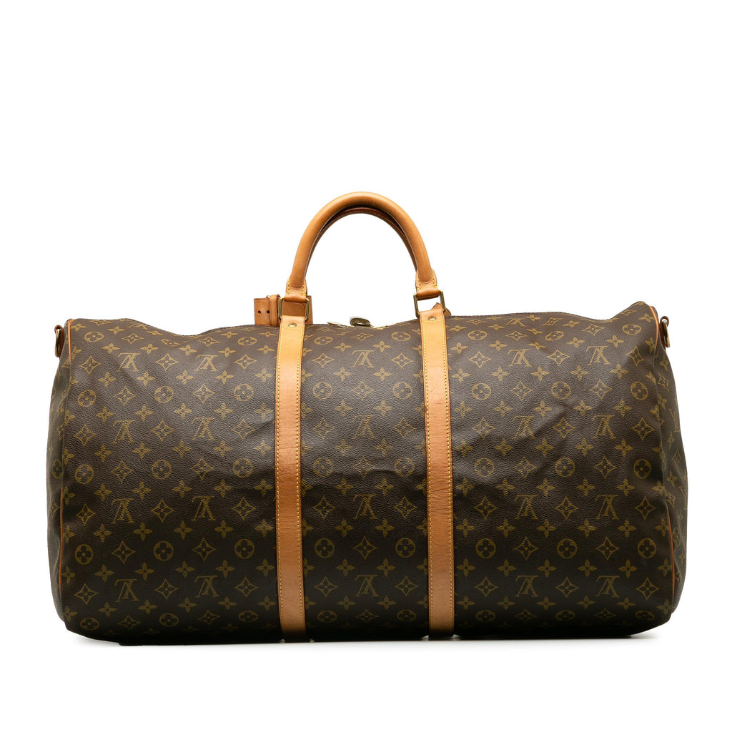 Louis Vuitton Monogram Keepall Bandouliere 60 (SHG-vnXaTj)