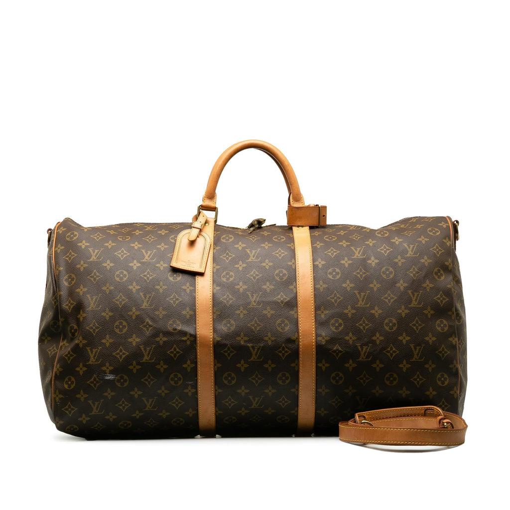 Louis Vuitton Monogram Keepall Bandouliere 60 (SHG-vnXaTj)