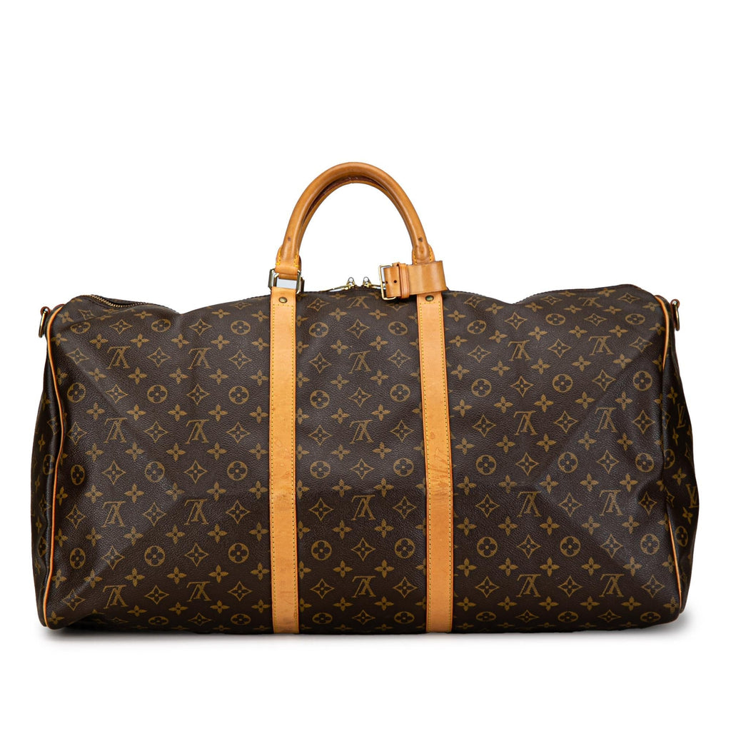 Louis Vuitton Monogram Keepall Bandouliere 60 (SHG-SMj1PM)
