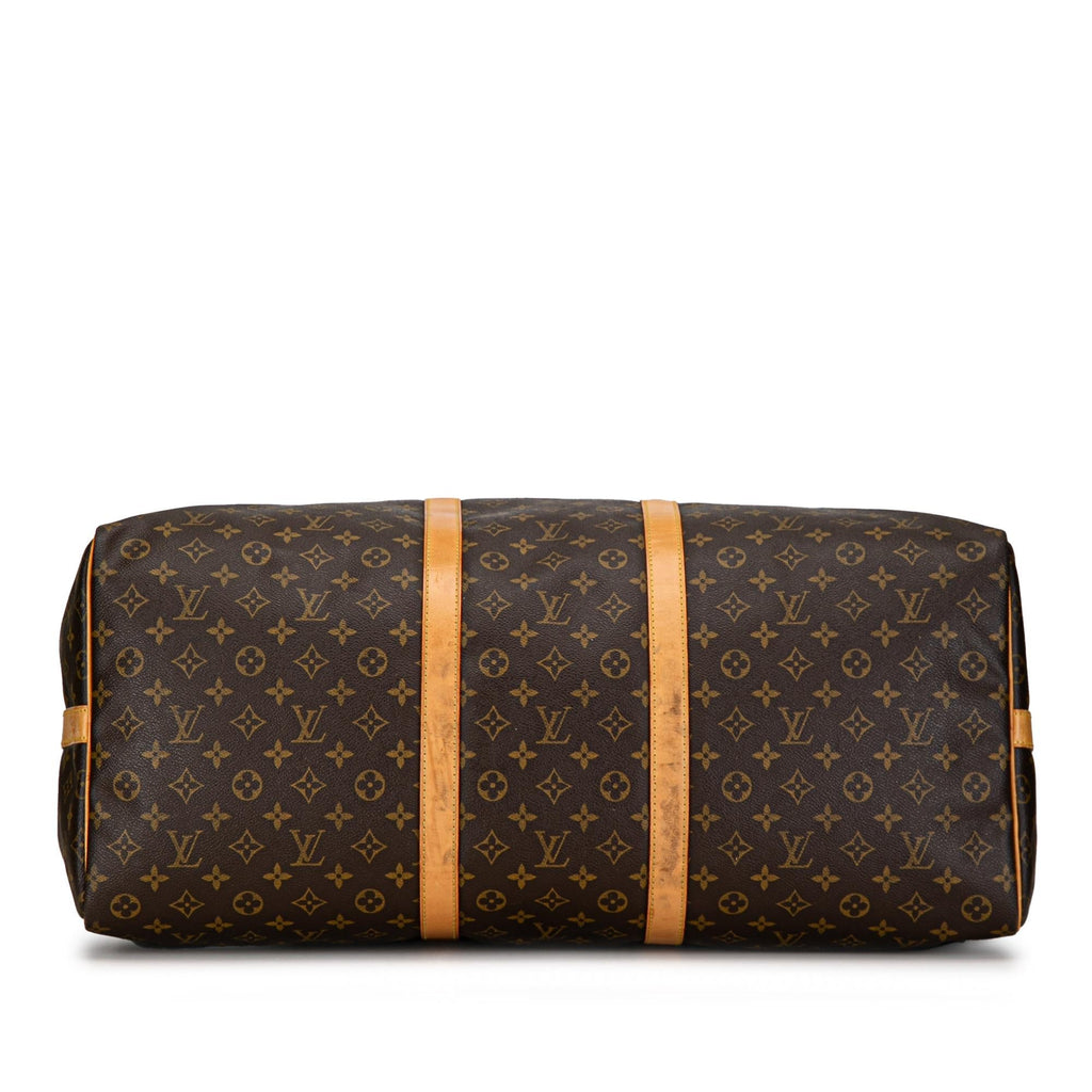 Louis Vuitton Monogram Keepall Bandouliere 60 (SHG-SMj1PM)
