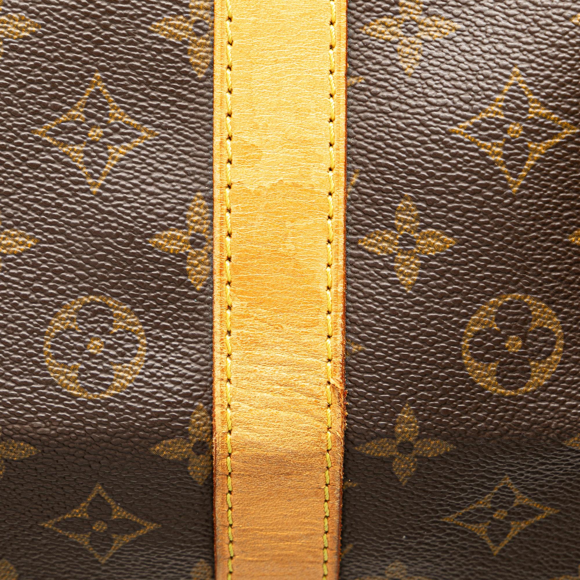 Louis Vuitton Monogram Keepall Bandouliere 60 (SHG-SMj1PM)